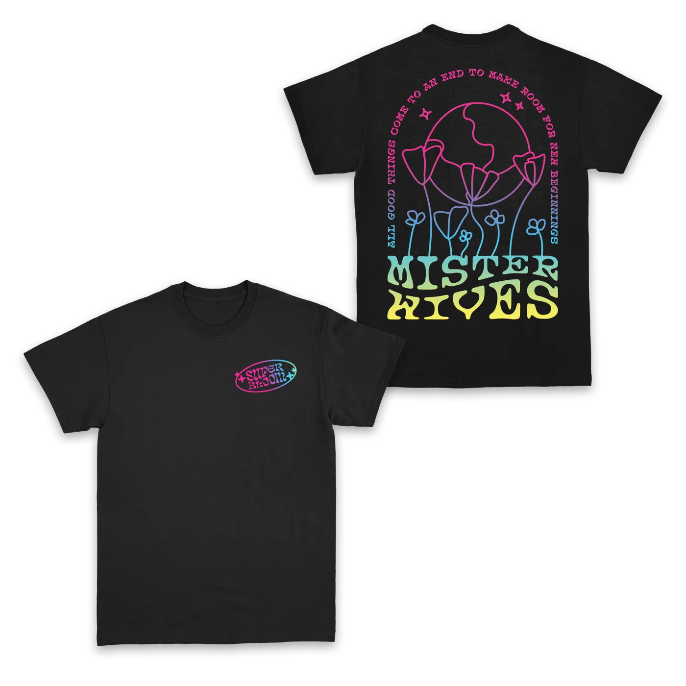 MisterWives Superbloom Black Tee