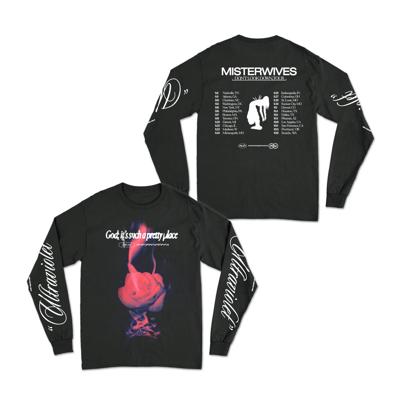 MisterWives Tour Black Long Sleeve