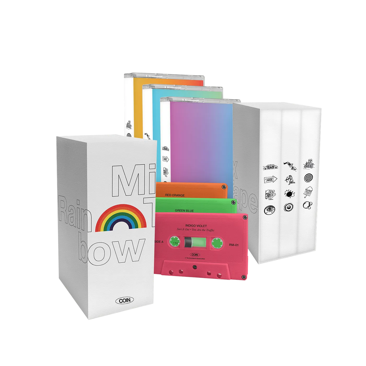 COIN Rainbow Mixtape Cassette Box Set