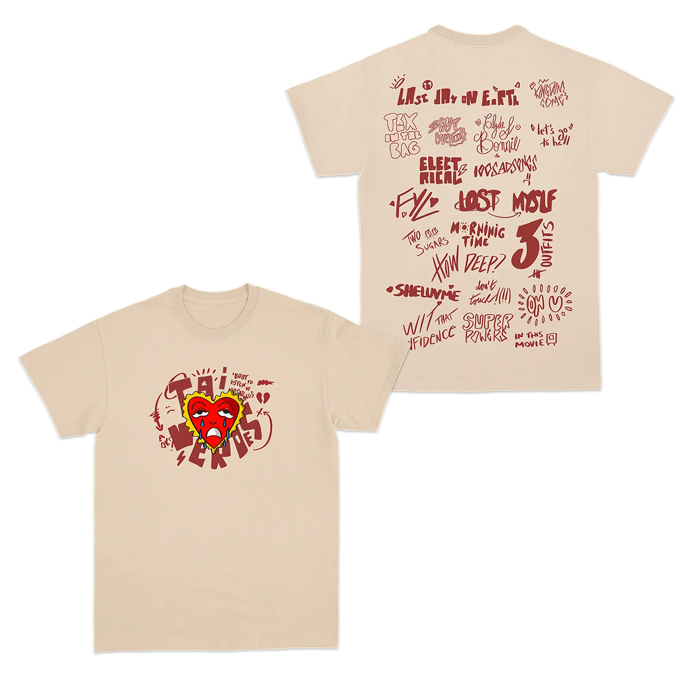 Tai Verdes Sad Songs Mushroom T-Shirt
