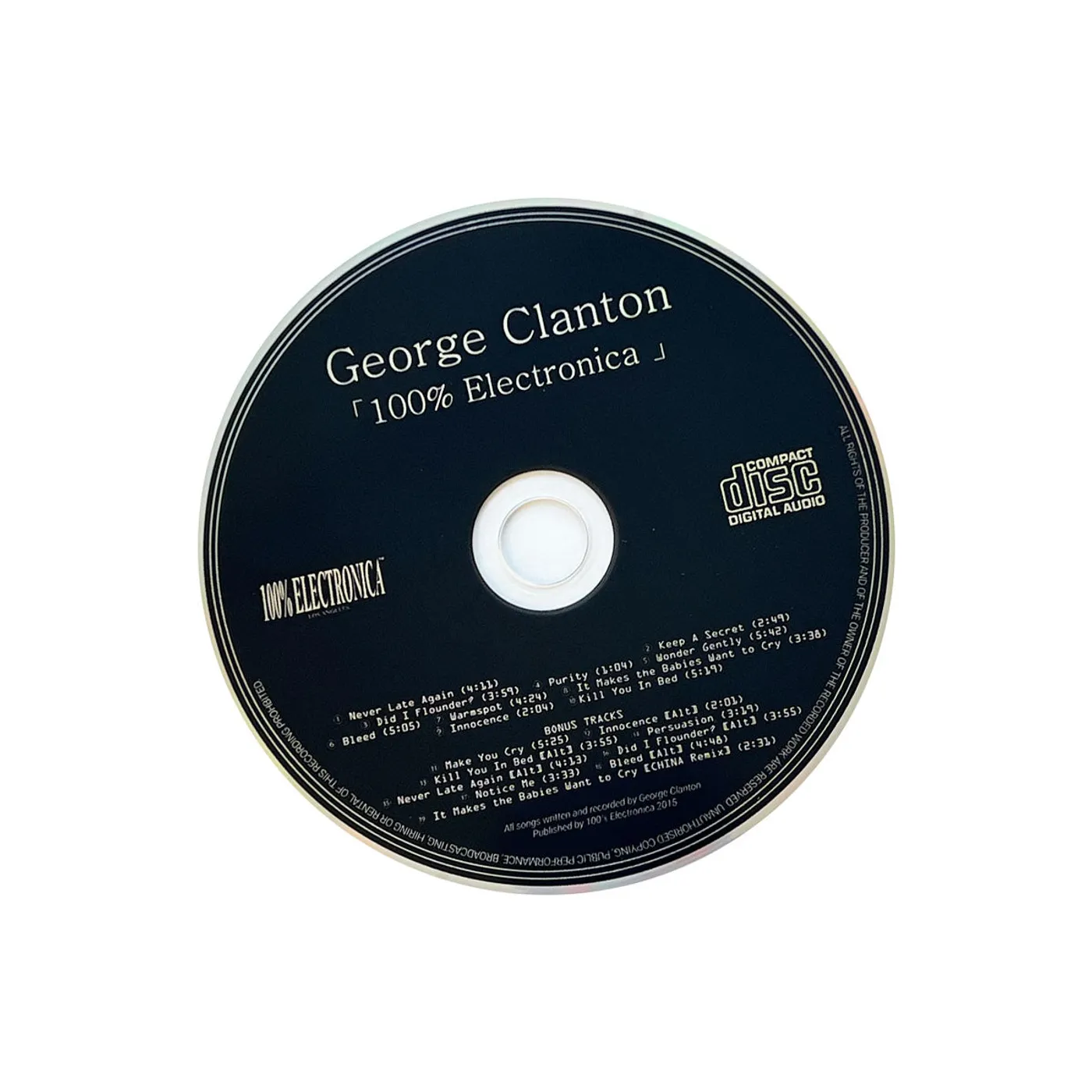 George Clanton 100% Electronica (Deluxe Edition) CD