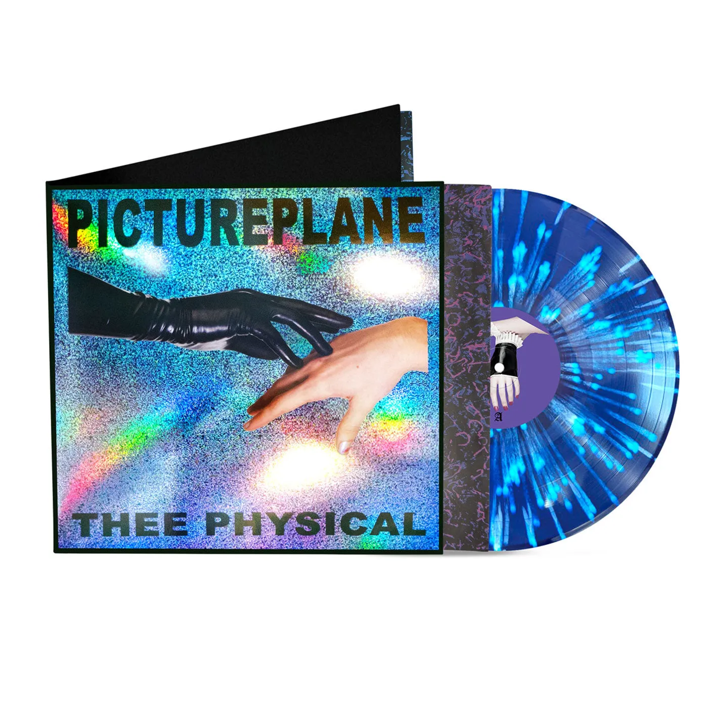 Pictureplane THEE PHYSICAL LP (Holographic 10 Year Anniversary Blue/White Splatter) (Vinyl)