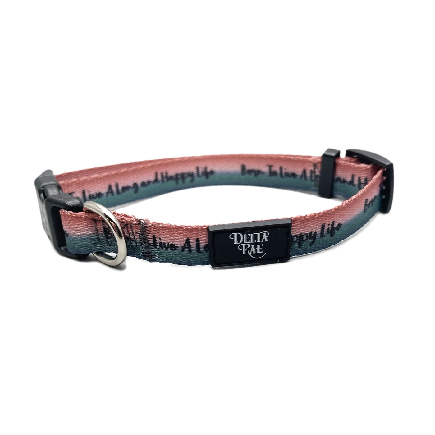Delta Rae Born to Live a Long and Happy Life Dog Collar