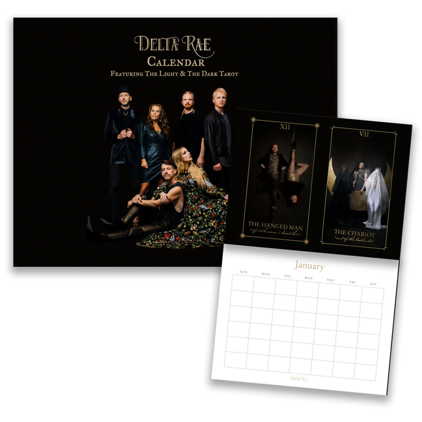 Delta Rae The Light and the Dark Tarot Calendar
