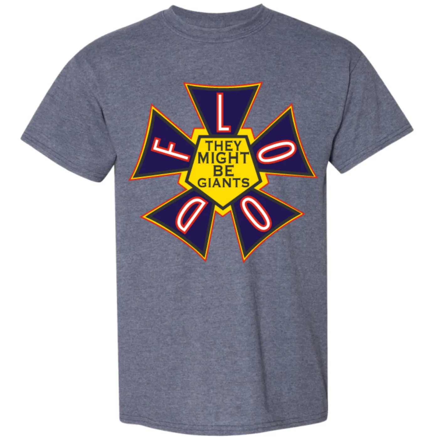 They Might Be Giants Flood on Dark Navy Heather (Unisex)