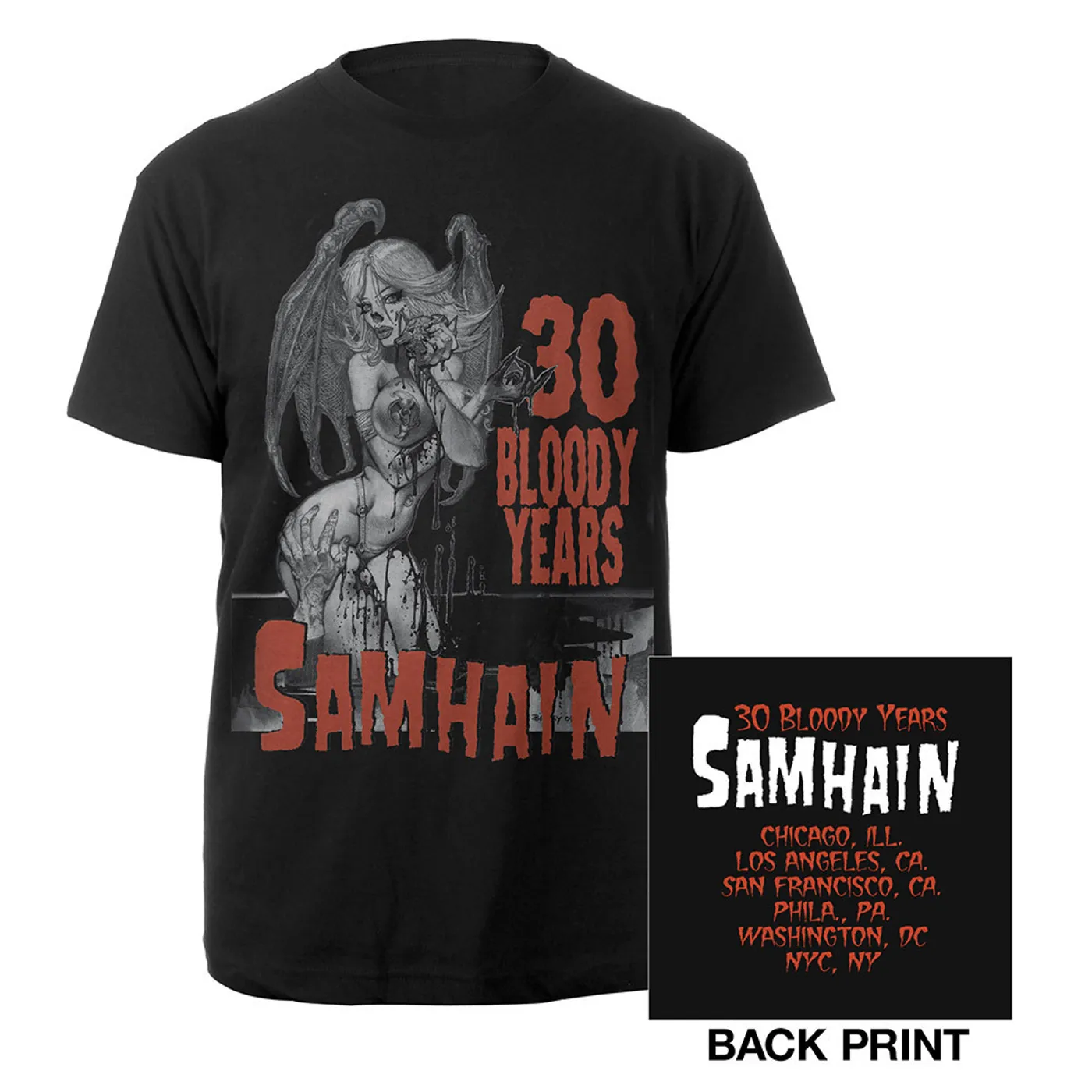 Samhain 30th Anniversary Itinerary Tee