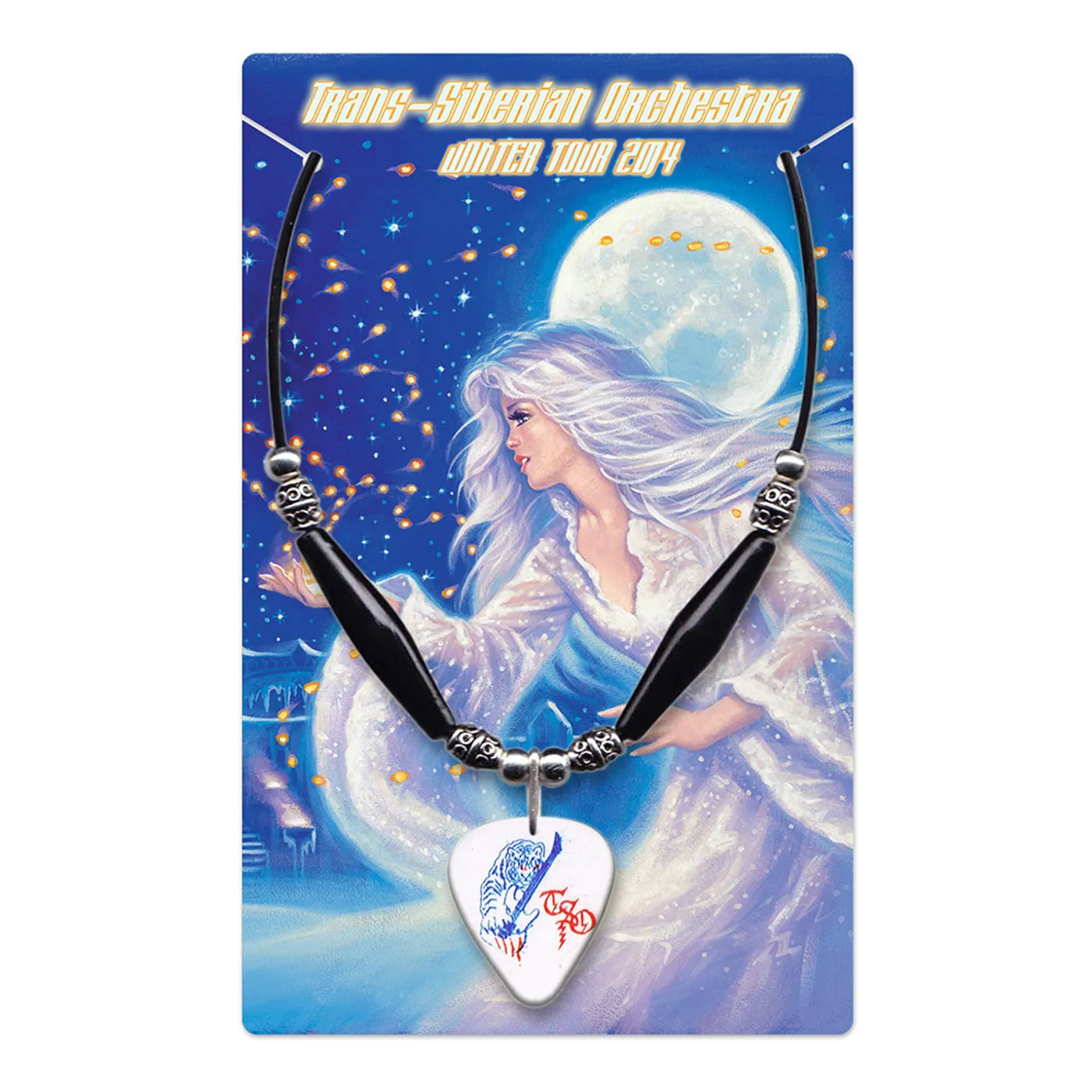 Trans-Siberian Orchestra TSO Guitar Pick Necklace