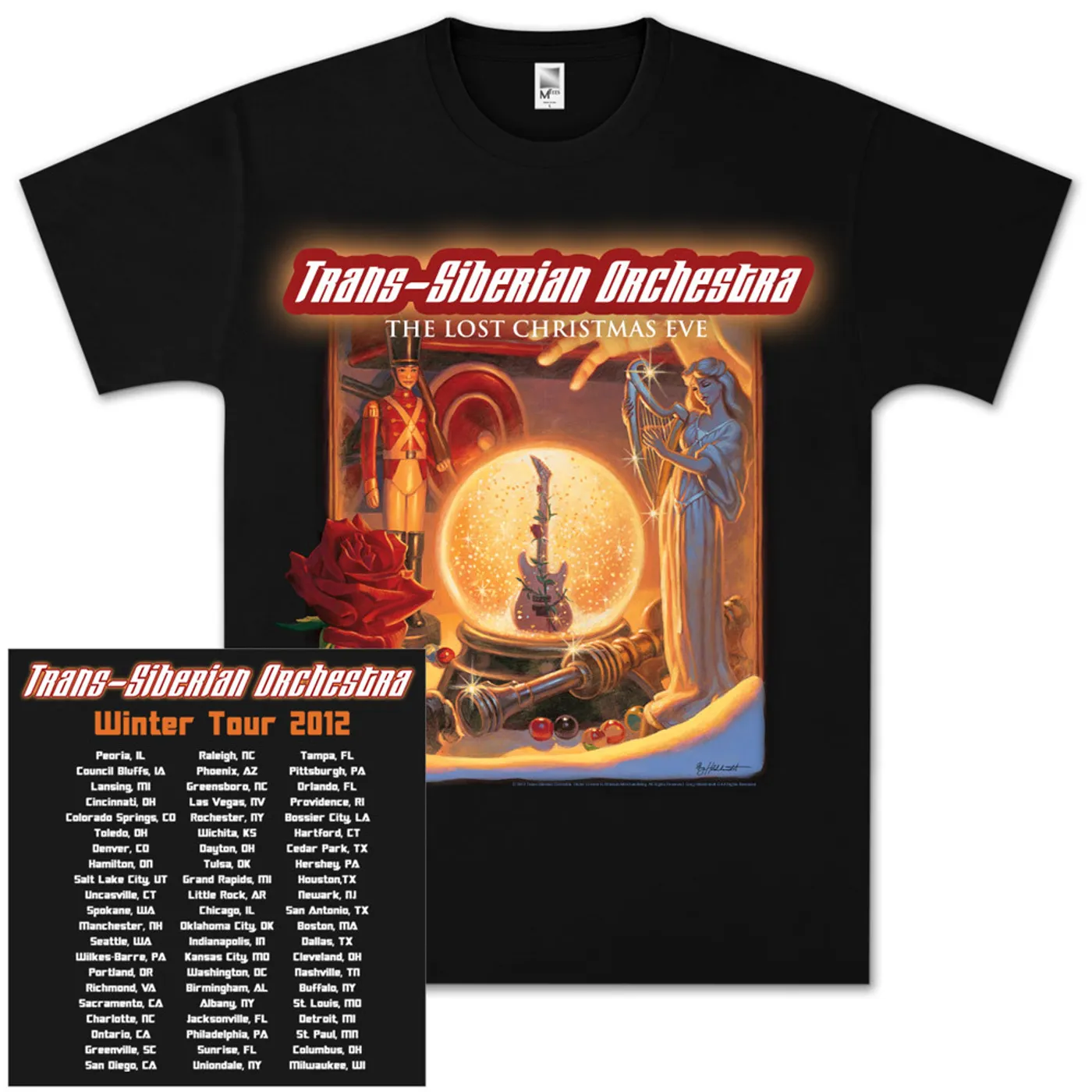 Trans-Siberian Orchestra The Lost X-Mas Eve Tour T-Shirt