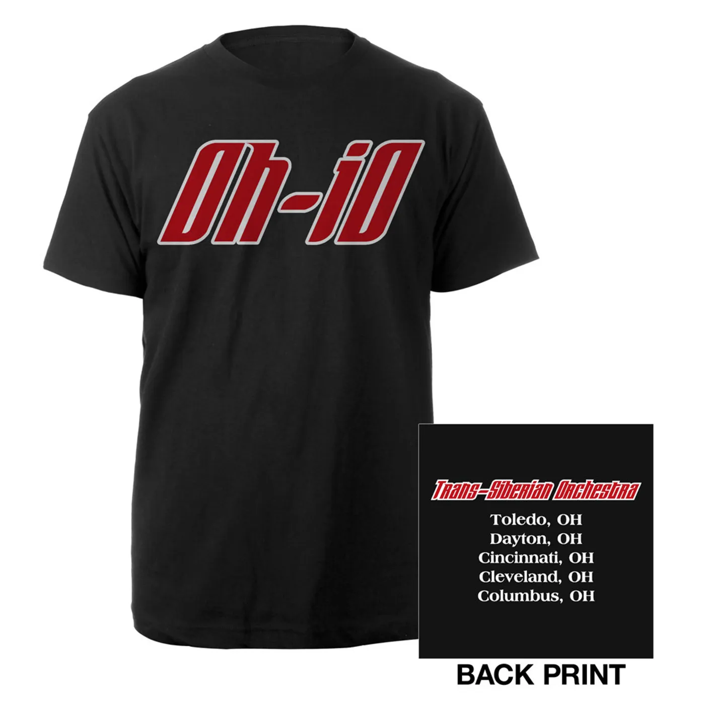 Trans-Siberian Orchestra 2013 Oh-io Tour Tee