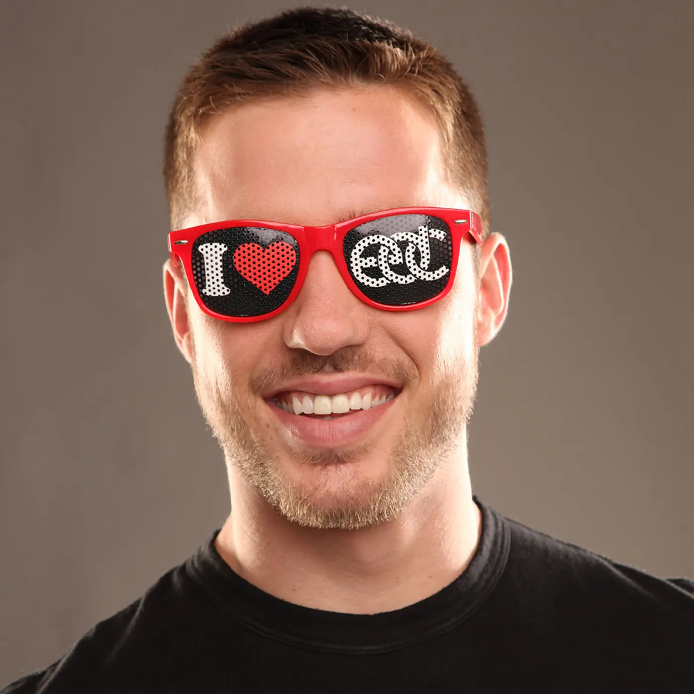 Insomniac I Heart EDC Sunglasses Red