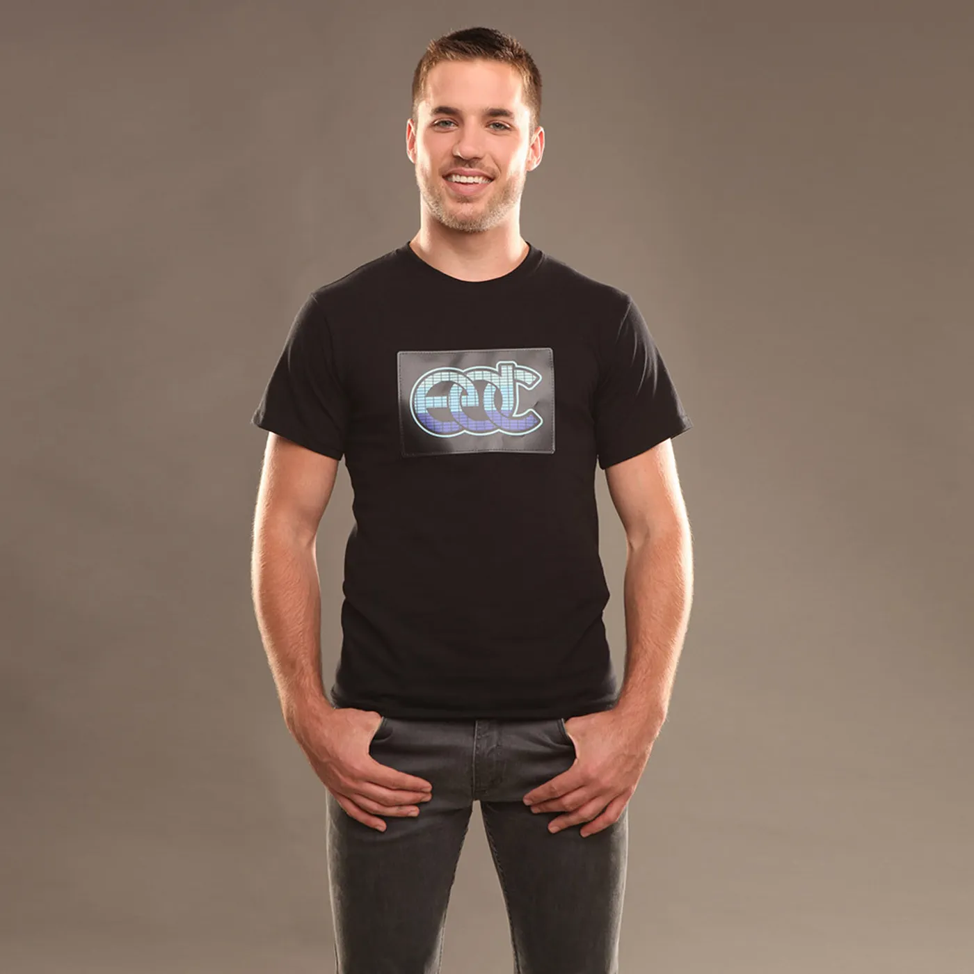 Insomniac EDC Sound Reactive Glow Tee Black/Blue