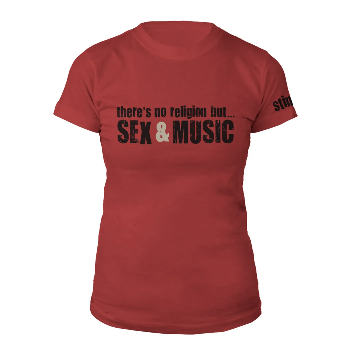 Sting Sex & Music Red Women's Shirt