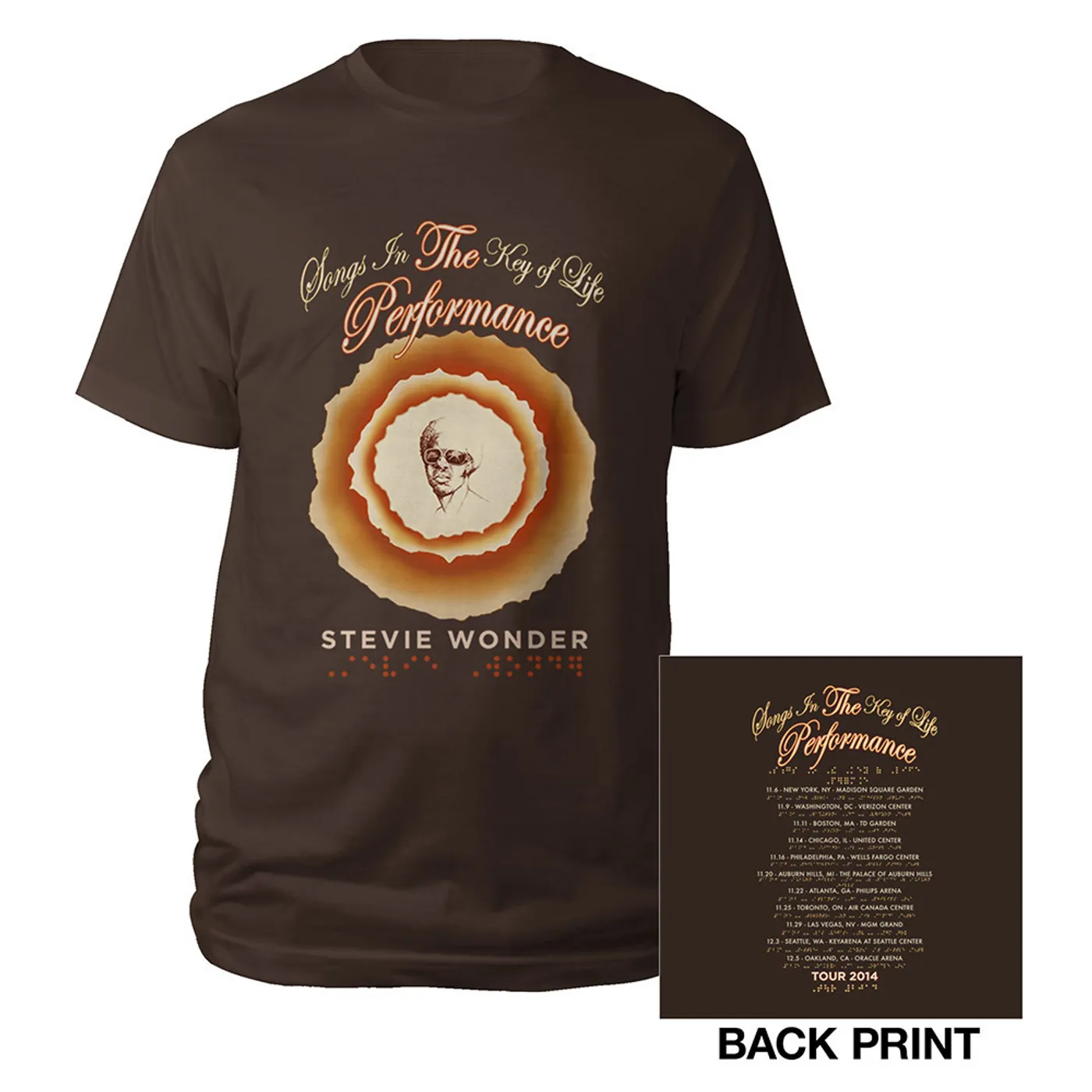 Stevie Wonder Songs In the Key Of Life Performance Tee
