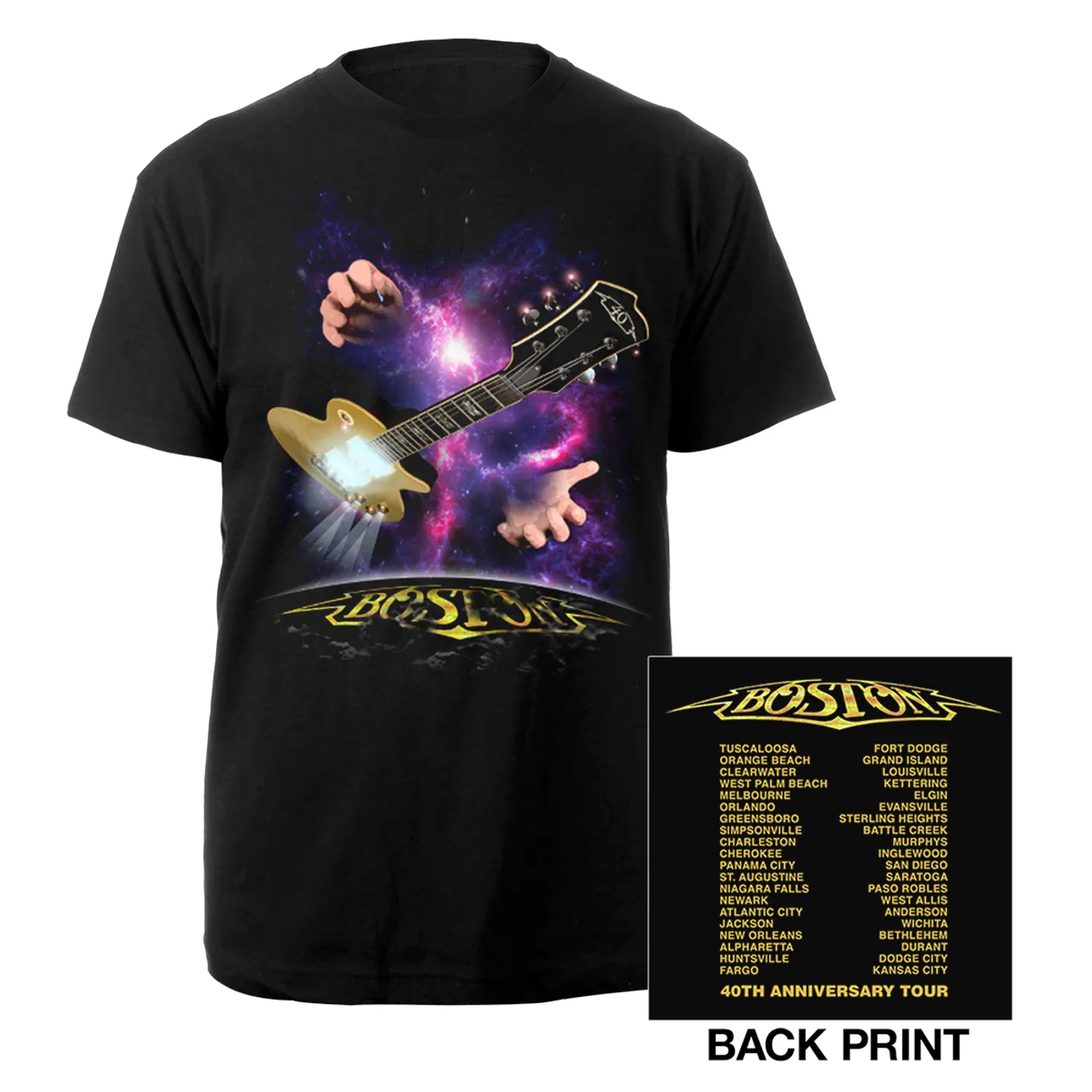 Boston Pre-Order Space Guitar T-Shirt*