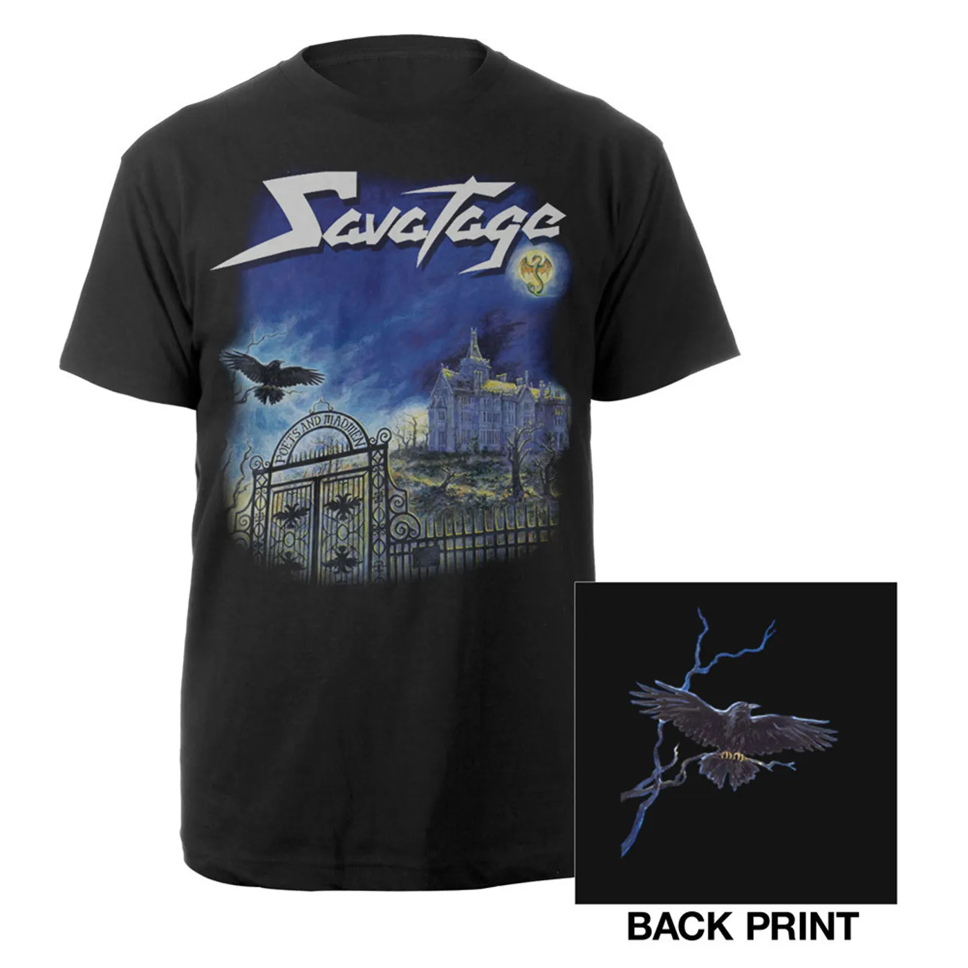 Savatage Poets and Madmen Album Cover Shirt
