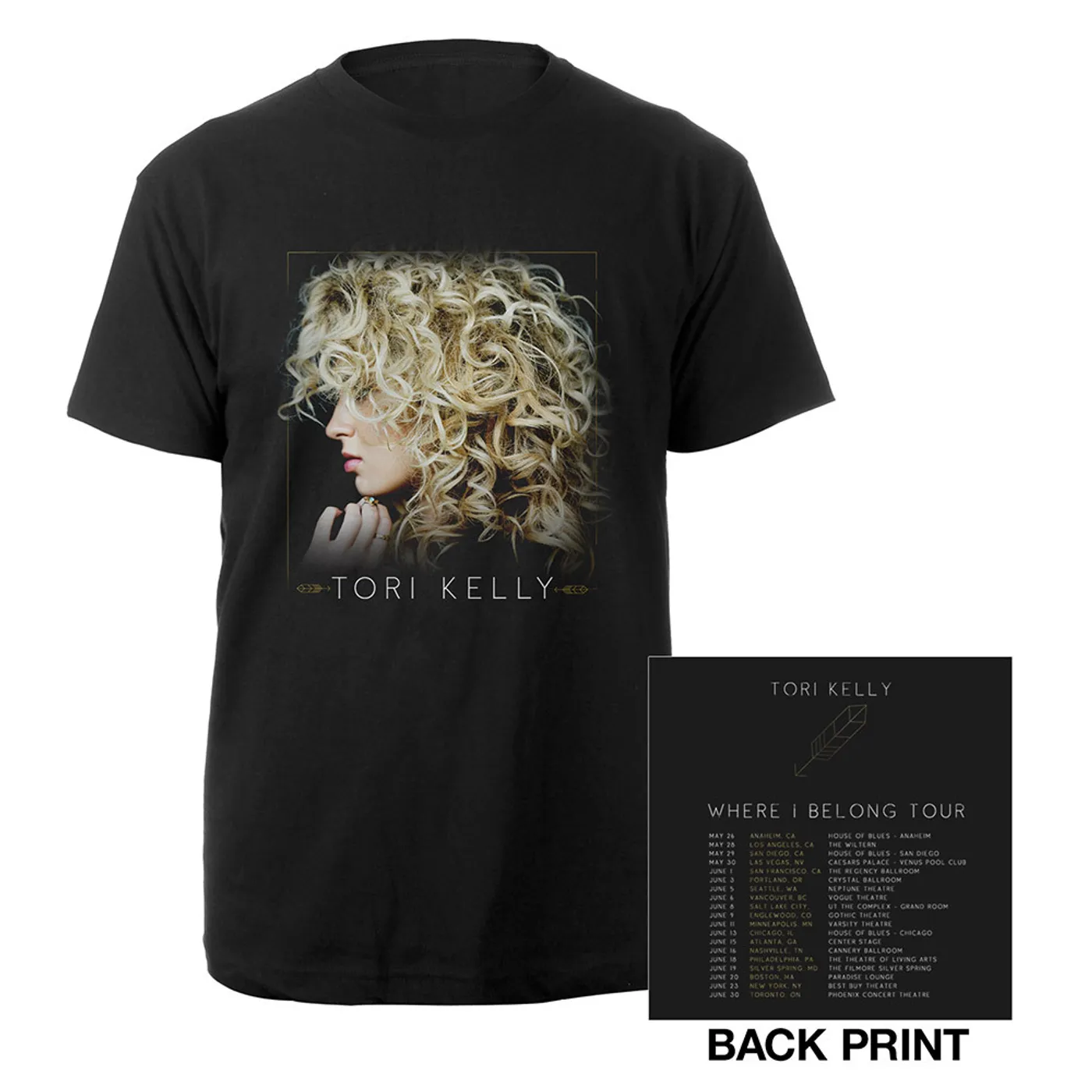 Tori Kelly Unbreakable Smile 2015 Tour Tee