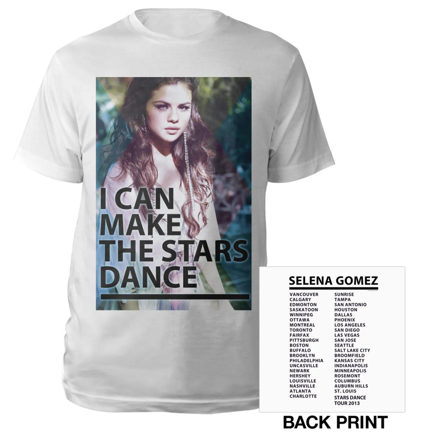 Selena Gomez I Can Make The Stars Dance Tour Tee