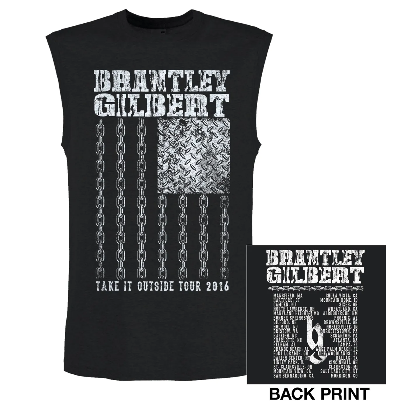 Brantley Gilbert Chains Tank Top