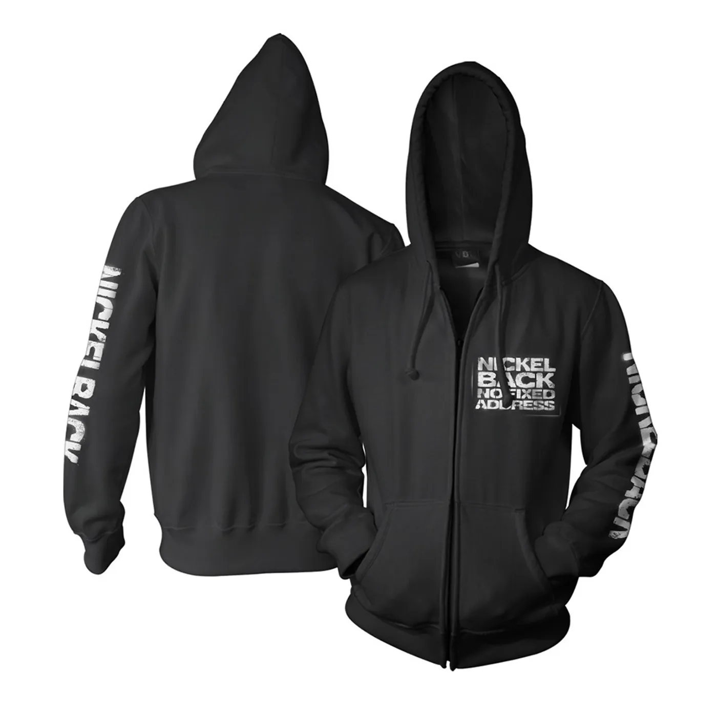 Nickelback No Fixed Address Zip-Up Hooded Sweatshirt