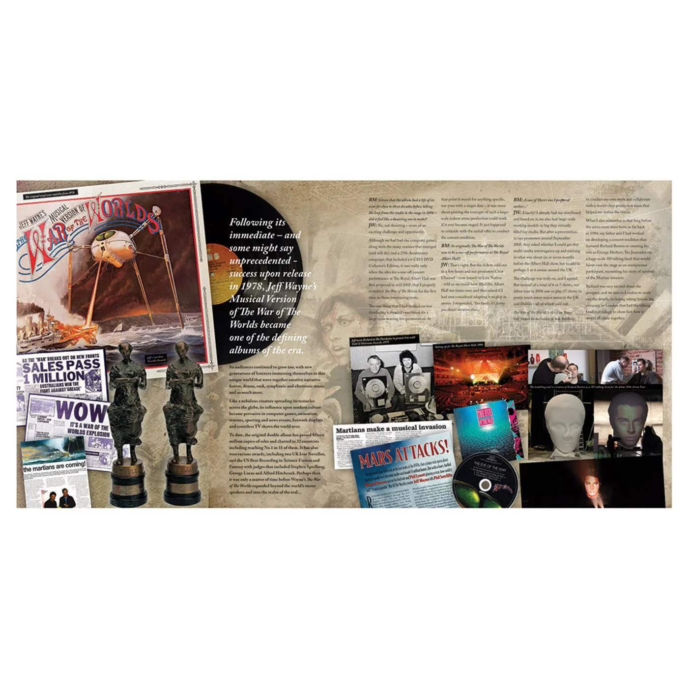 The War Of The Worlds TWOTW 2014 Official Signed Tour Book