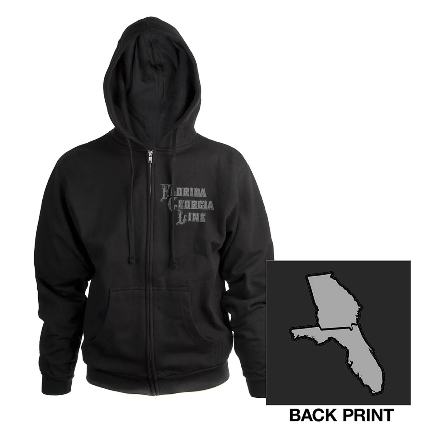 Florida Georgia Line States Logo Zip Hoody