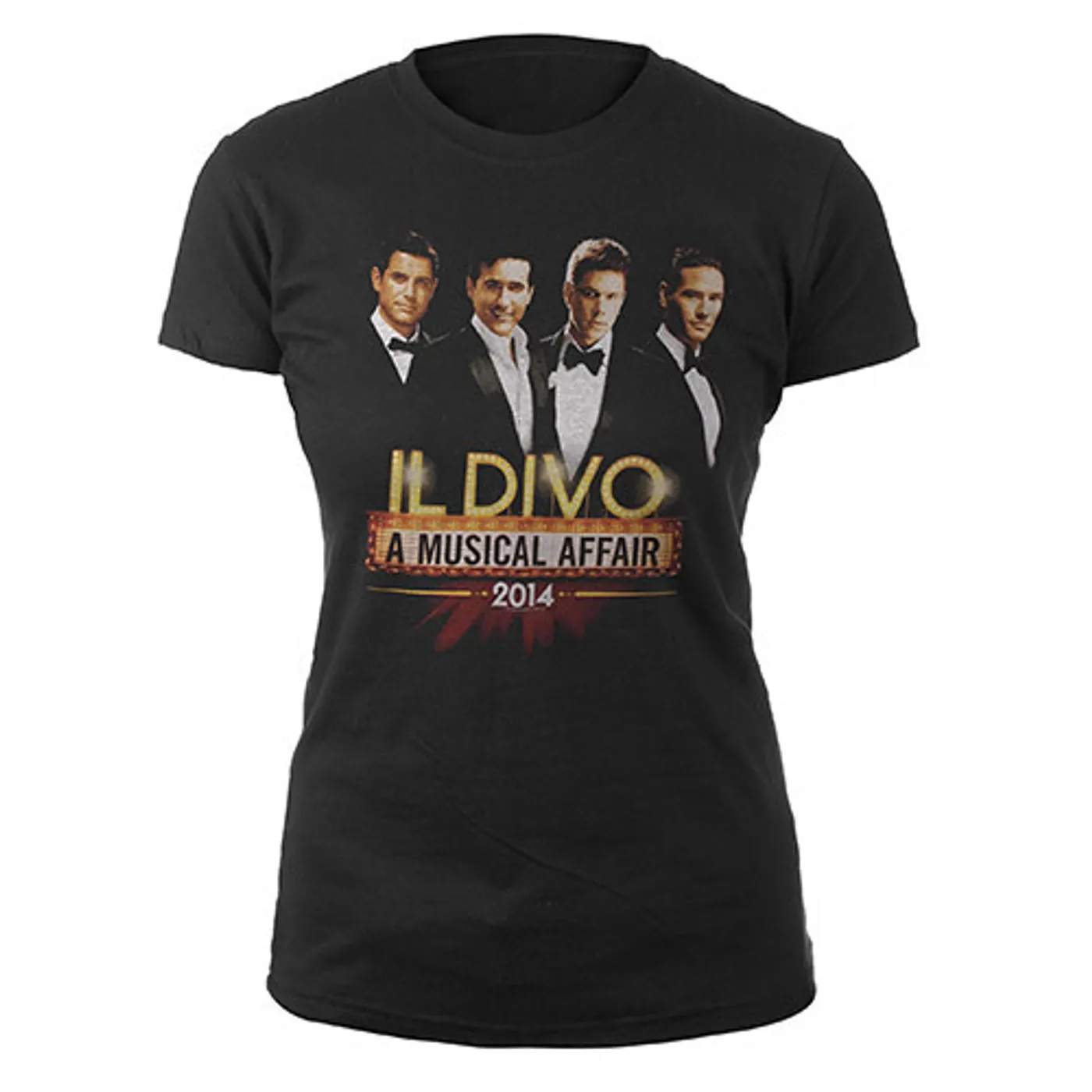 Il Divo A Musical Affair Tour 2014 women's shirt