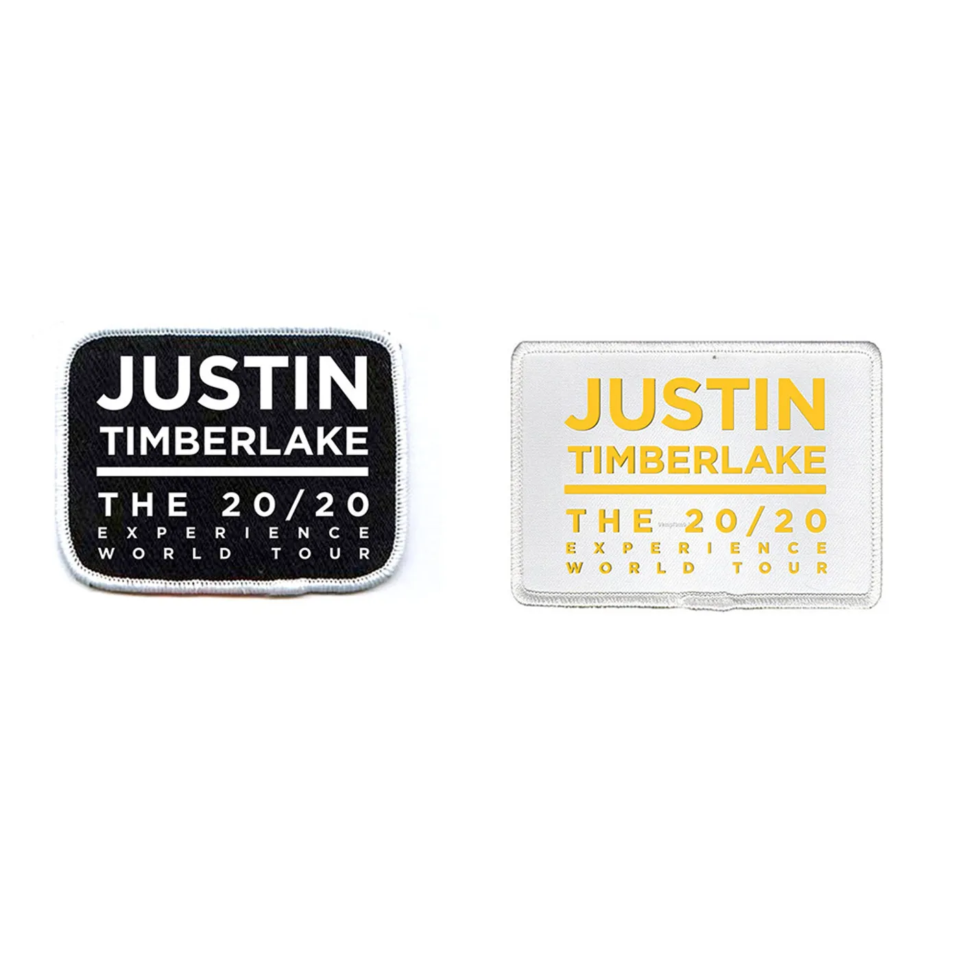 Justin Timberlake 20/20 World Tour Patch Set