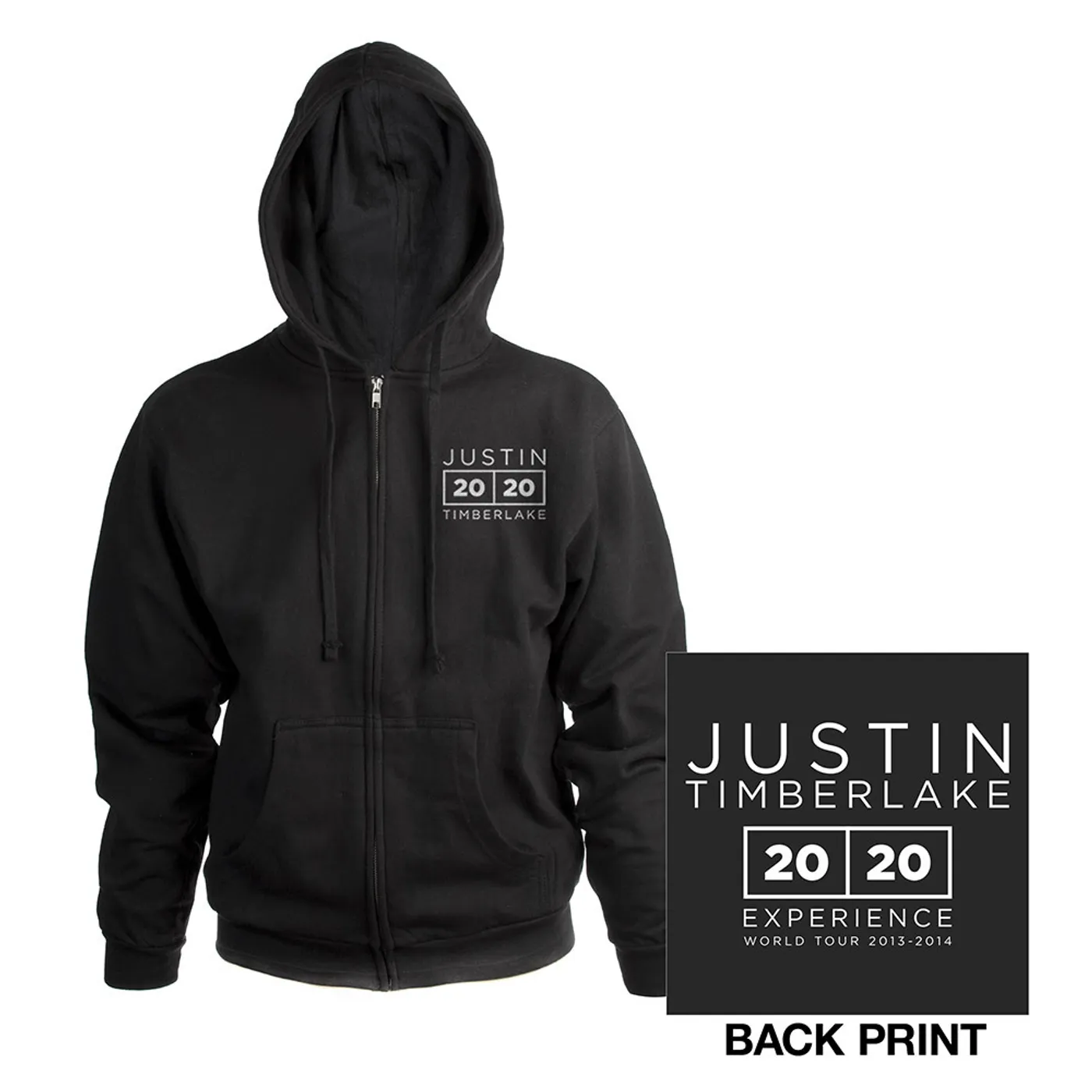 Justin Timberlake The 20/20 Experience World Tour Classic Black Hoodie