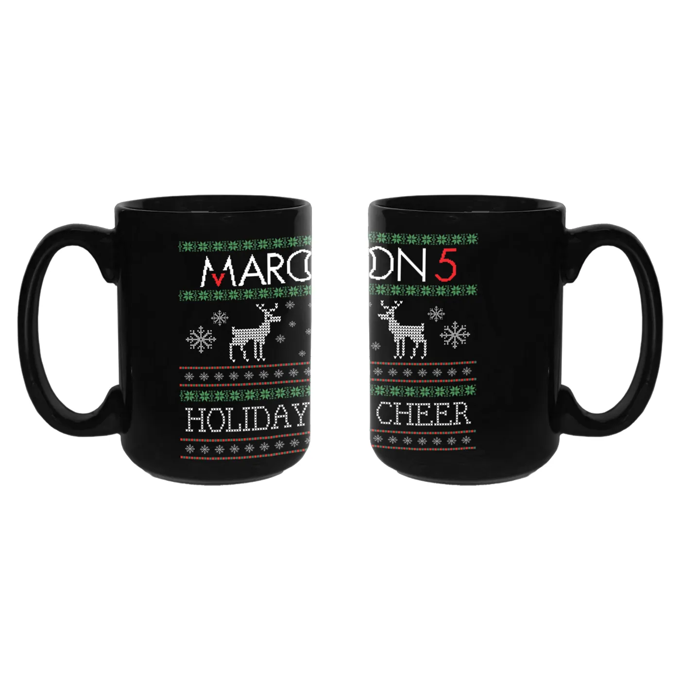 Maroon 5 Reindeer Ugly Christmas Mug