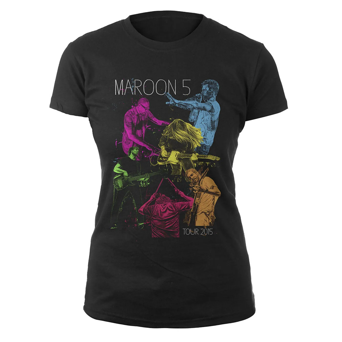 Maroon 5 Maroon V Tour Neon Women's Tee
