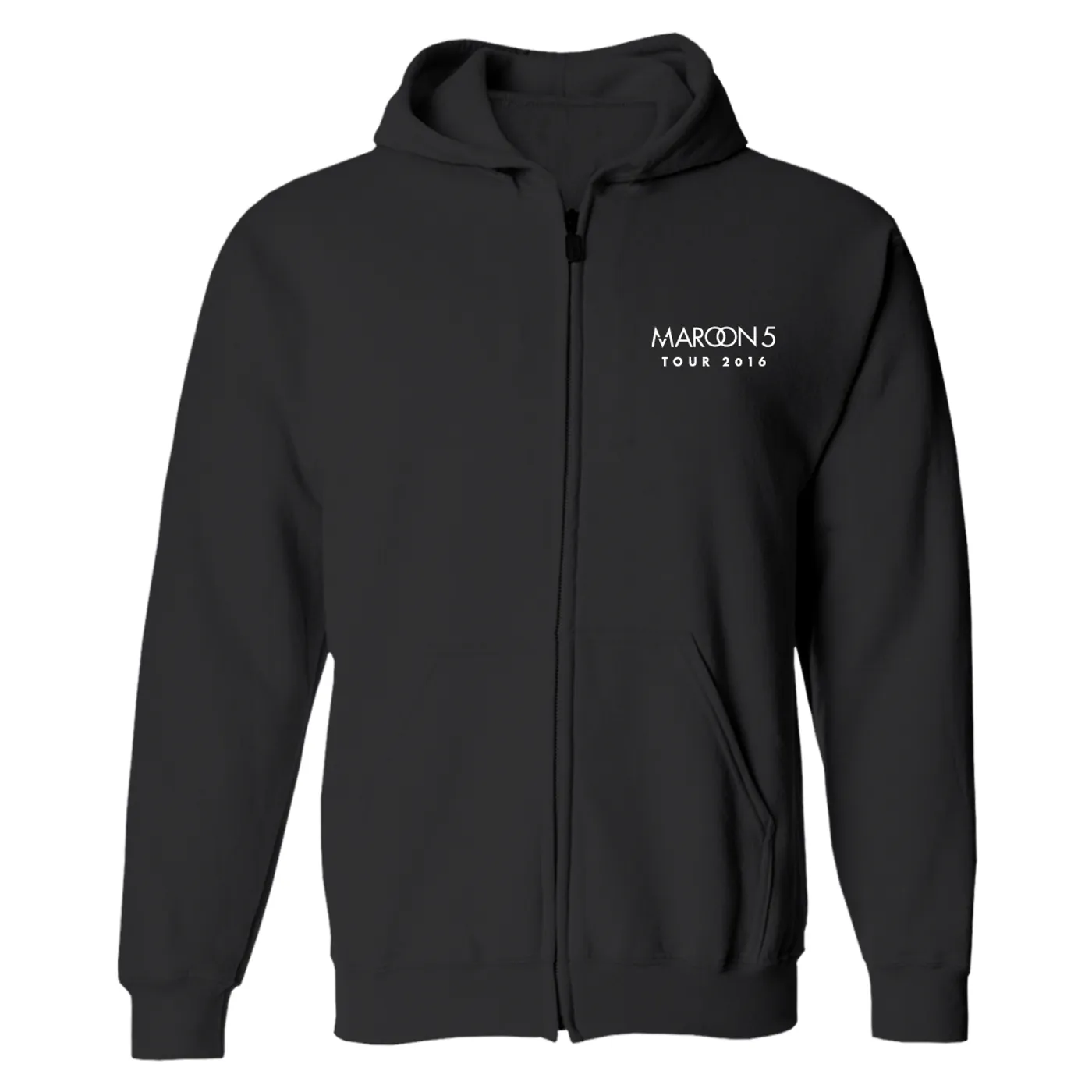 Maroon 5 2016 Tour Zip-Up Hooded Sweatshirt