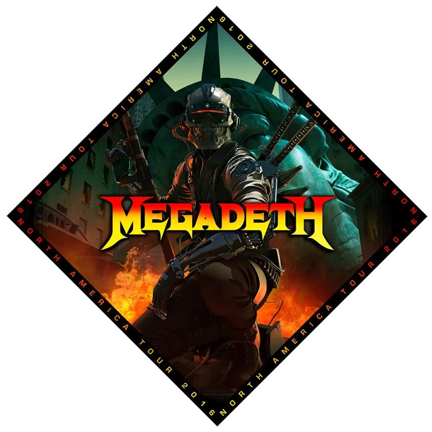 Megadeth Vic 2016 Tour Bandana