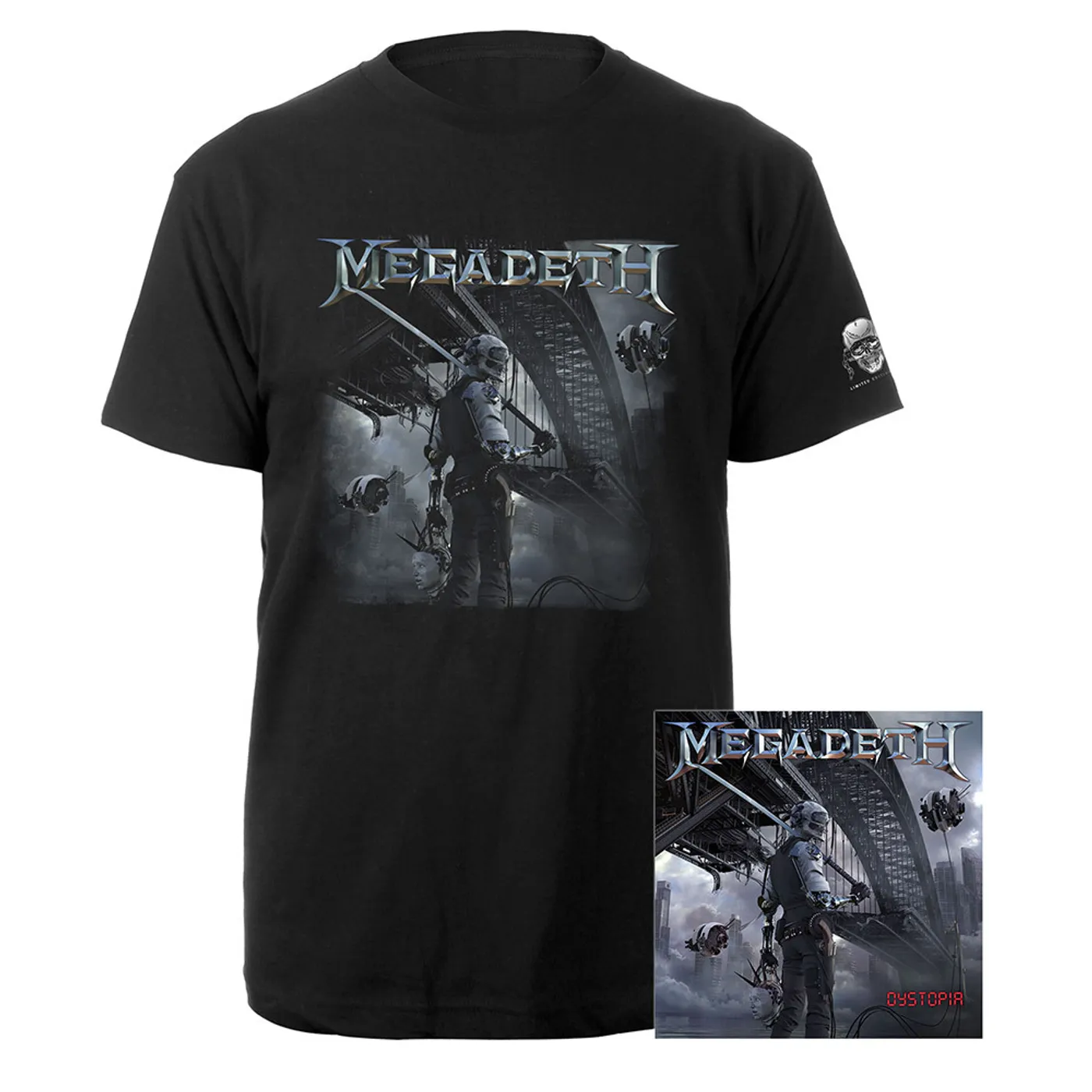 Megadeth Dystopia CD & Tee