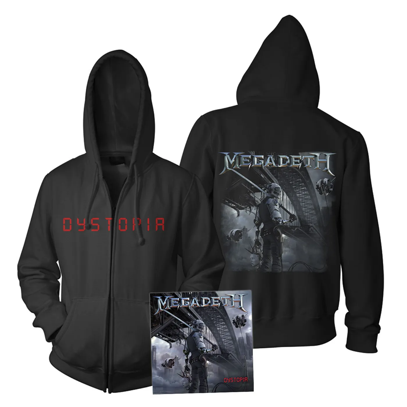 Megadeth Dystopia CD & Hoodie