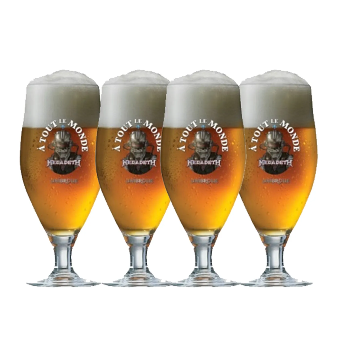 Megadeth A Tout Le Monde Beer Glass Set