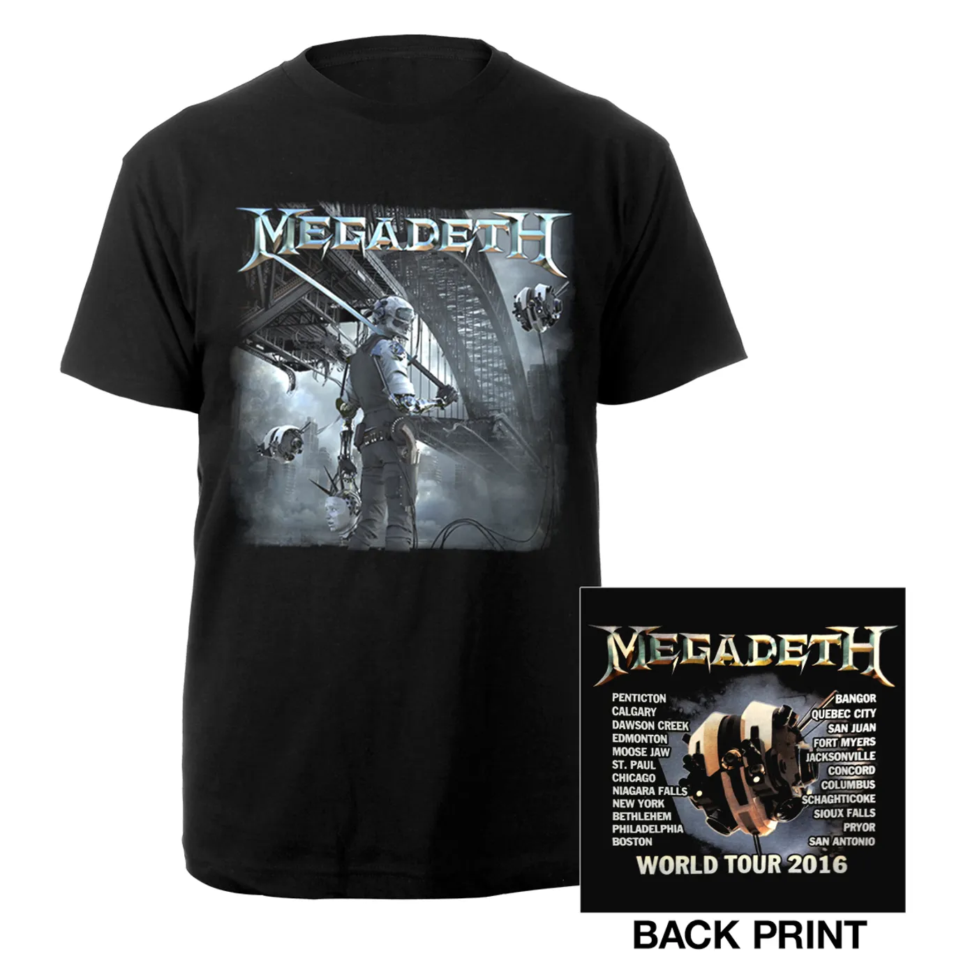 Megadeth Dystopia Itin Tee
