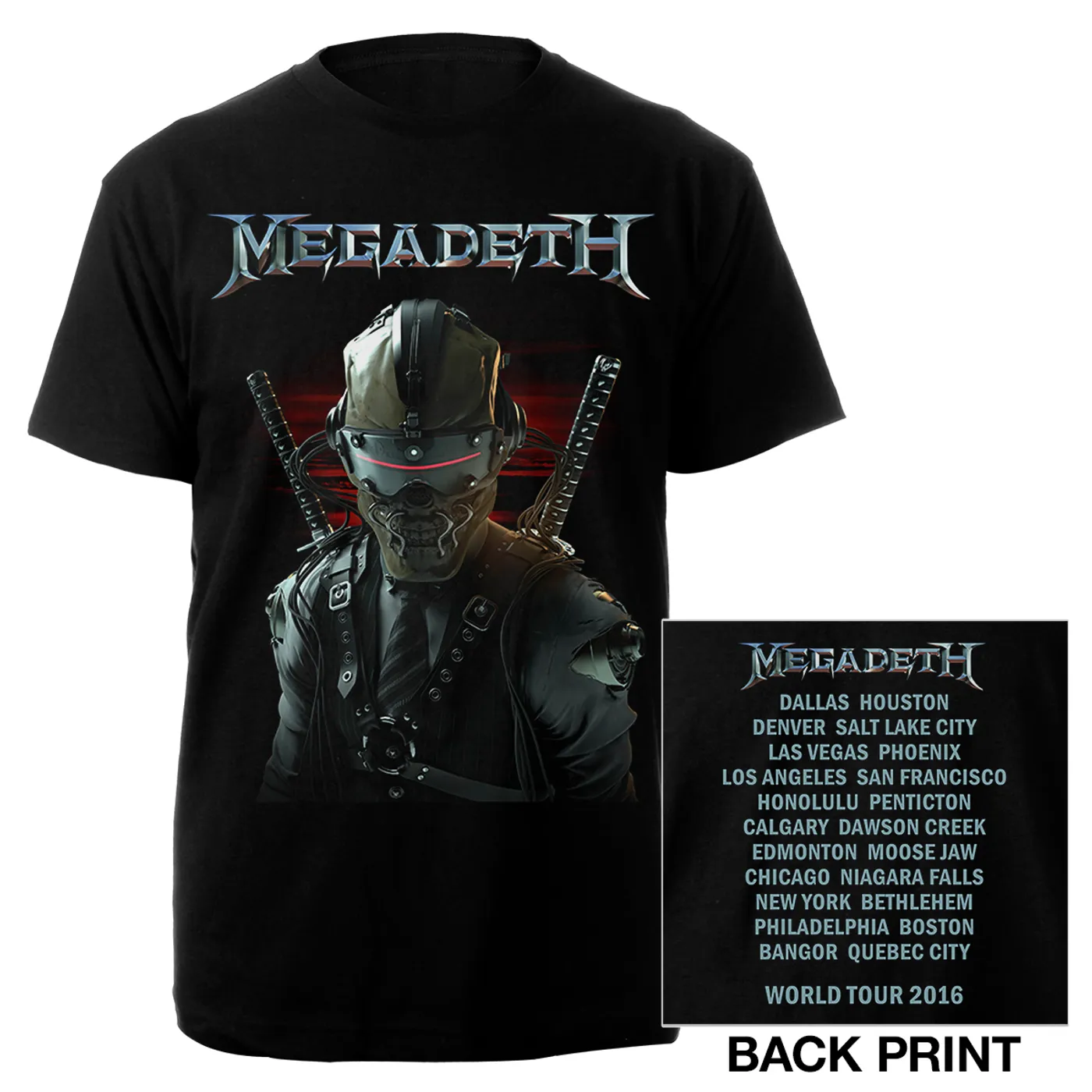 Megadeth Vic Samurai Itin Tee