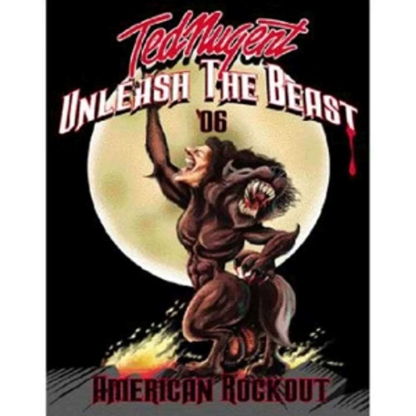 Ted Nugent Unleash The Beast Sticker