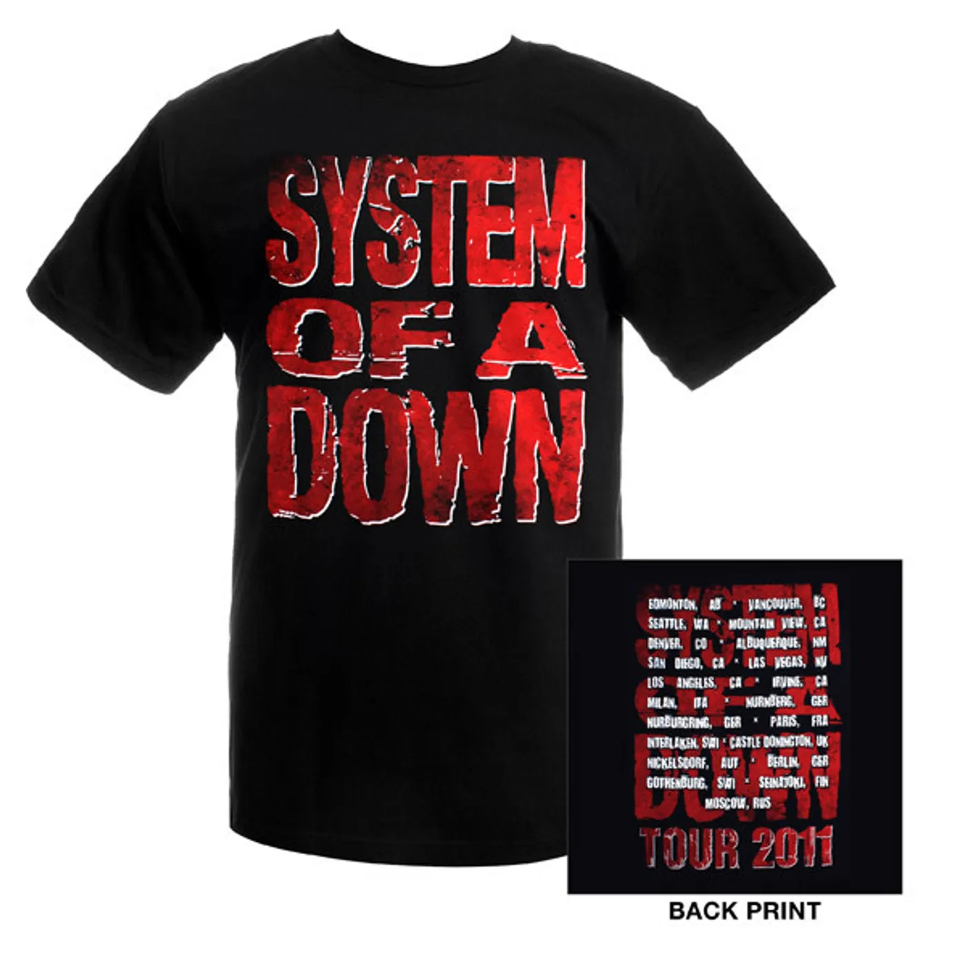 System Of A Down Tour Tee
