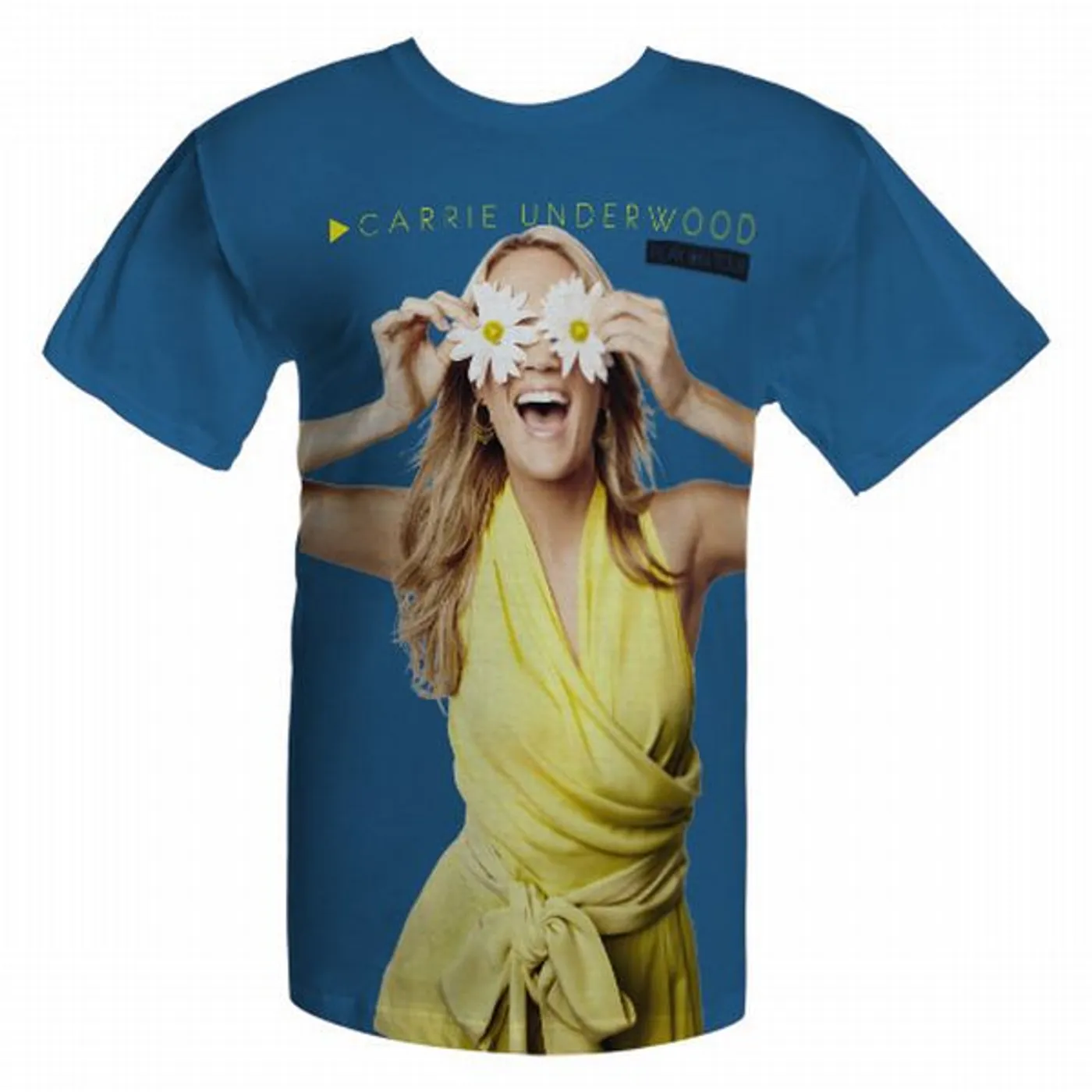 Carrie Underwood Official Play On Tour Daisy Eyes Tee