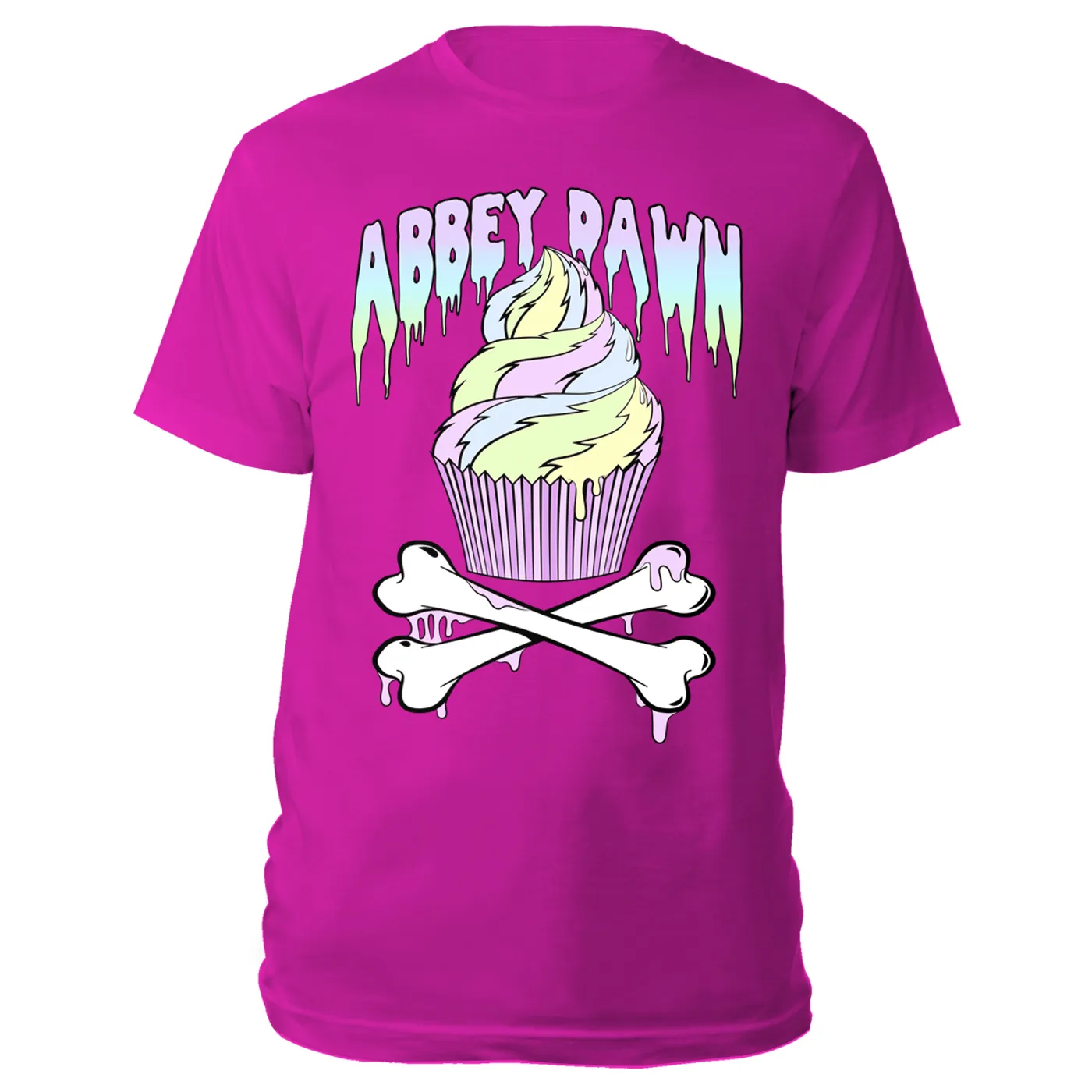 Avril Lavigne Bright Psychadelic Cupcake Tee