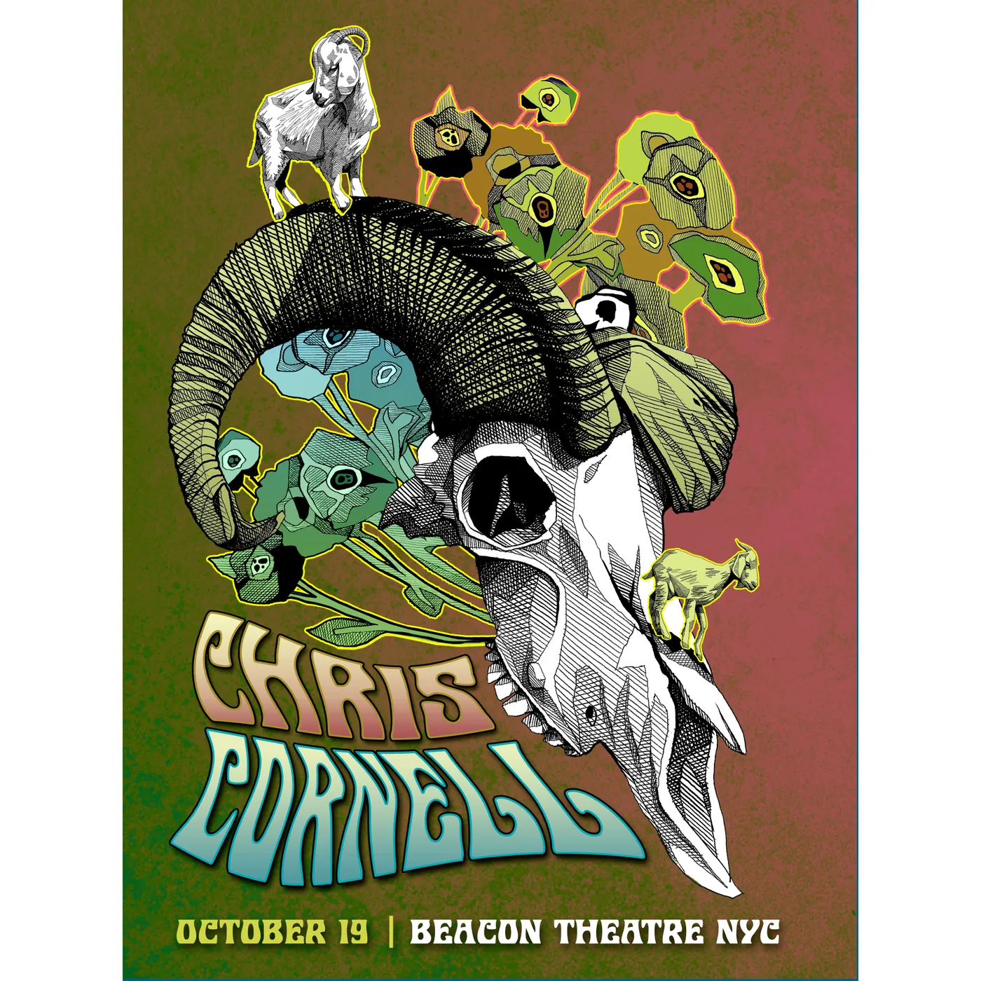 Chris Cornell Event Poster New York Day 2