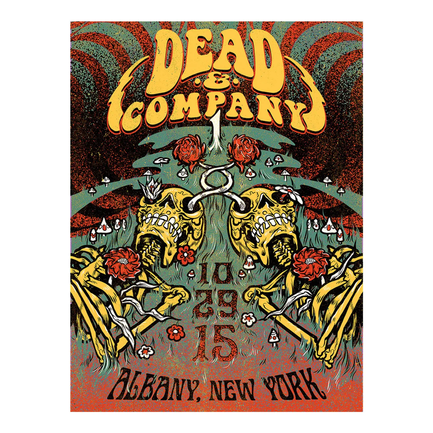 Dead & Company Albany, New York Exclusive Event Poster