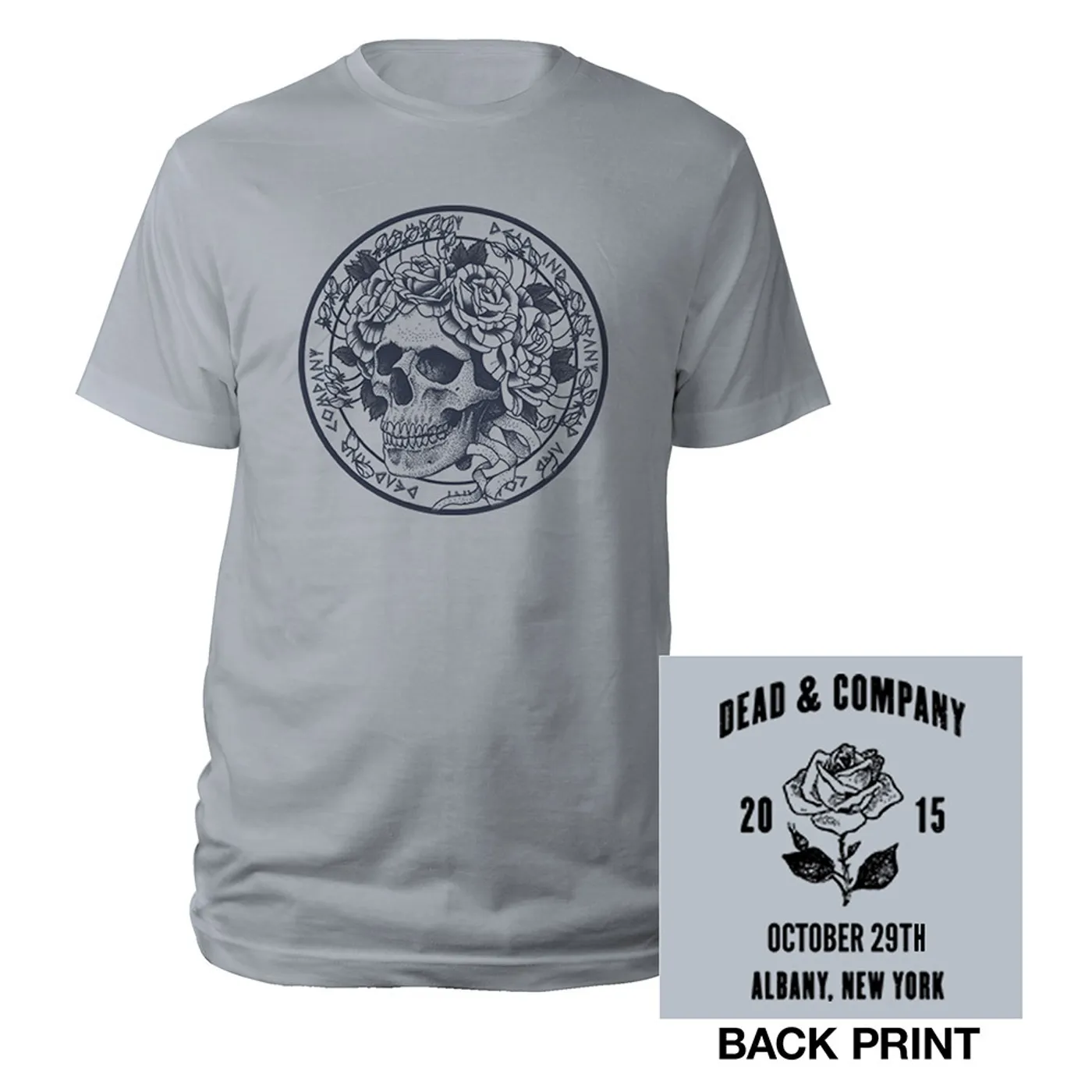 Dead & Company Albany, New York Crown Roses Event Tee