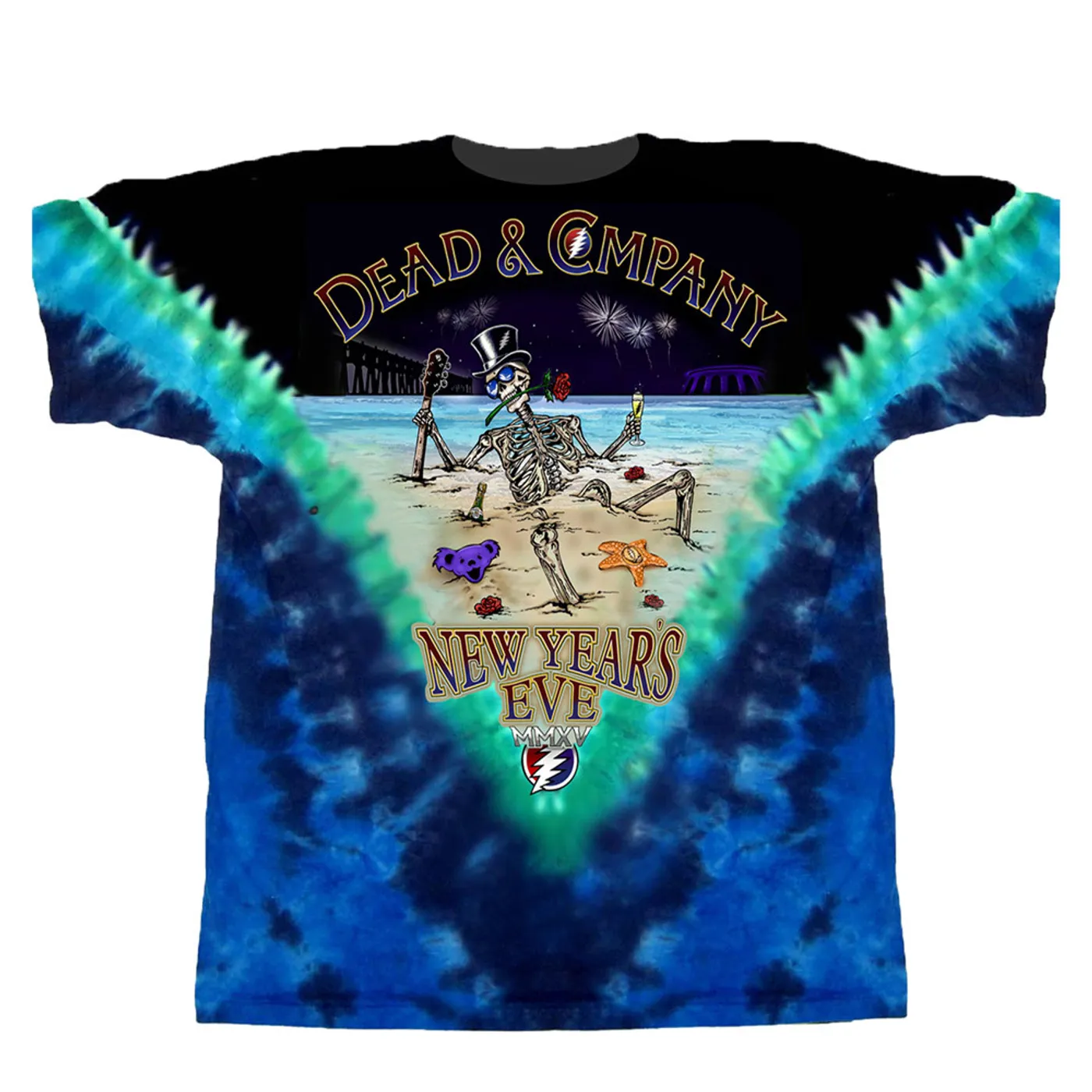 Dead & Company DO NOT SELL New Year's Eve Tie Dye Event Tee