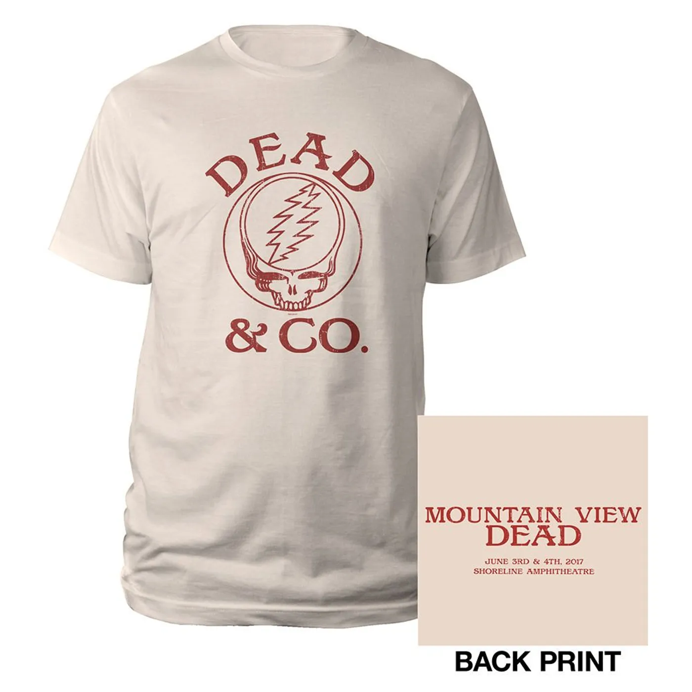 Dead & Company Mountain View, CA Stealie Event Tee