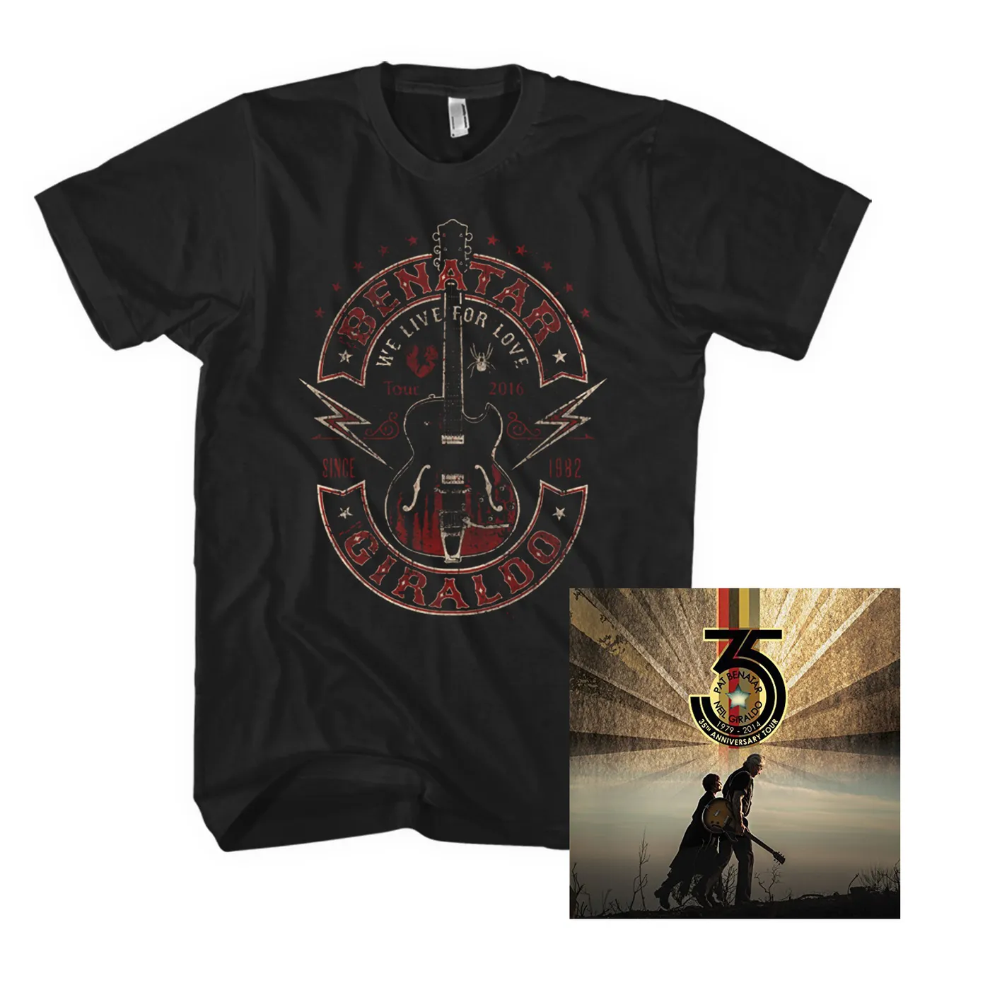 Pat Benatar 2016 Tee & 35th Anniversary CDWas:$37.90