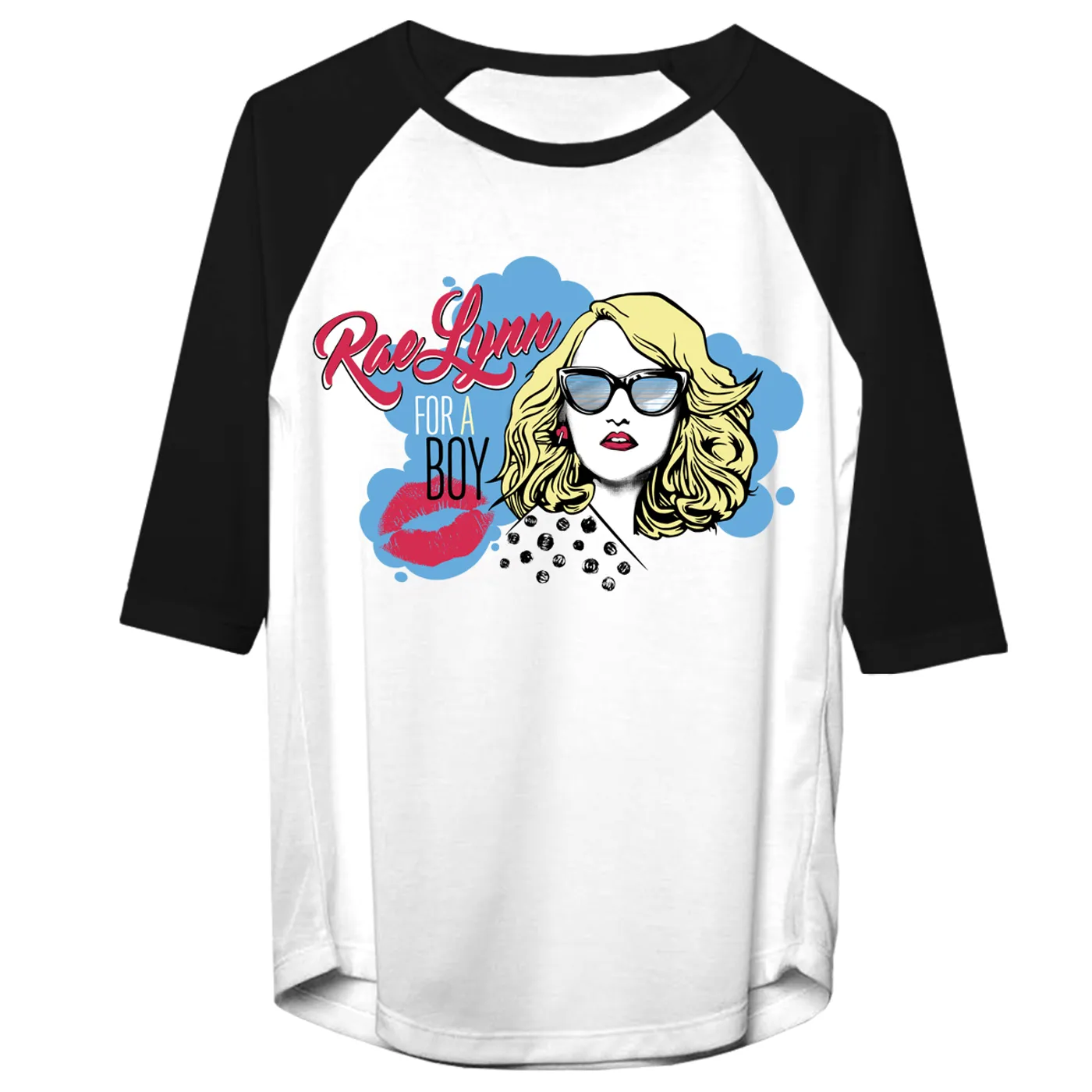 RaeLynn For a Boy Ladies baseball tee