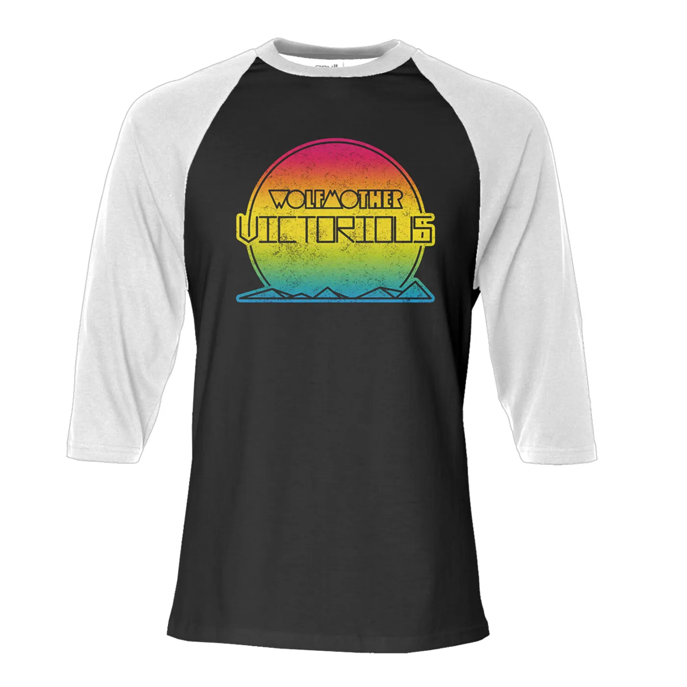 Wolfmother Black & White Victorious Raglan