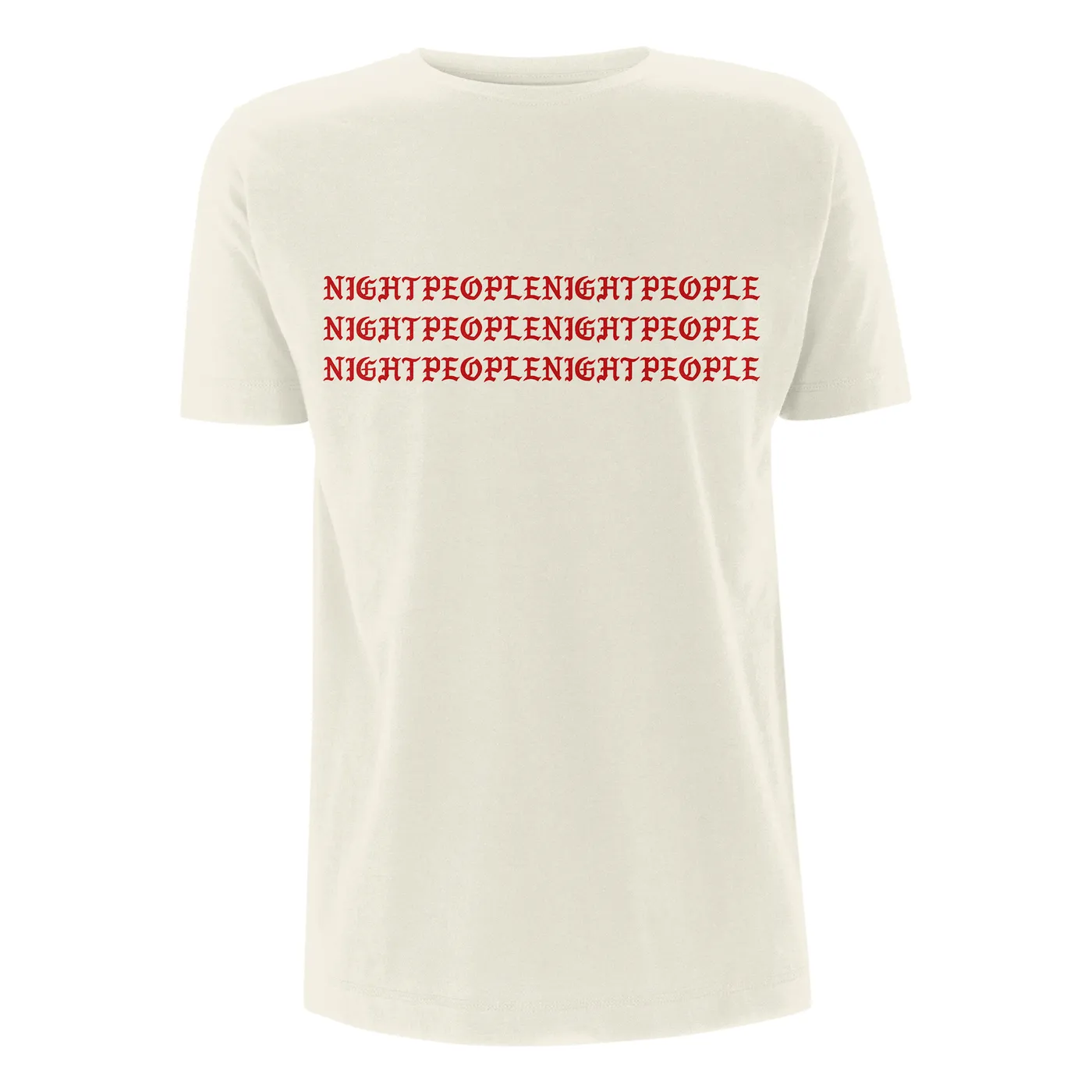 You Me At Six YMAS Logo/Night People Natural T-shirt